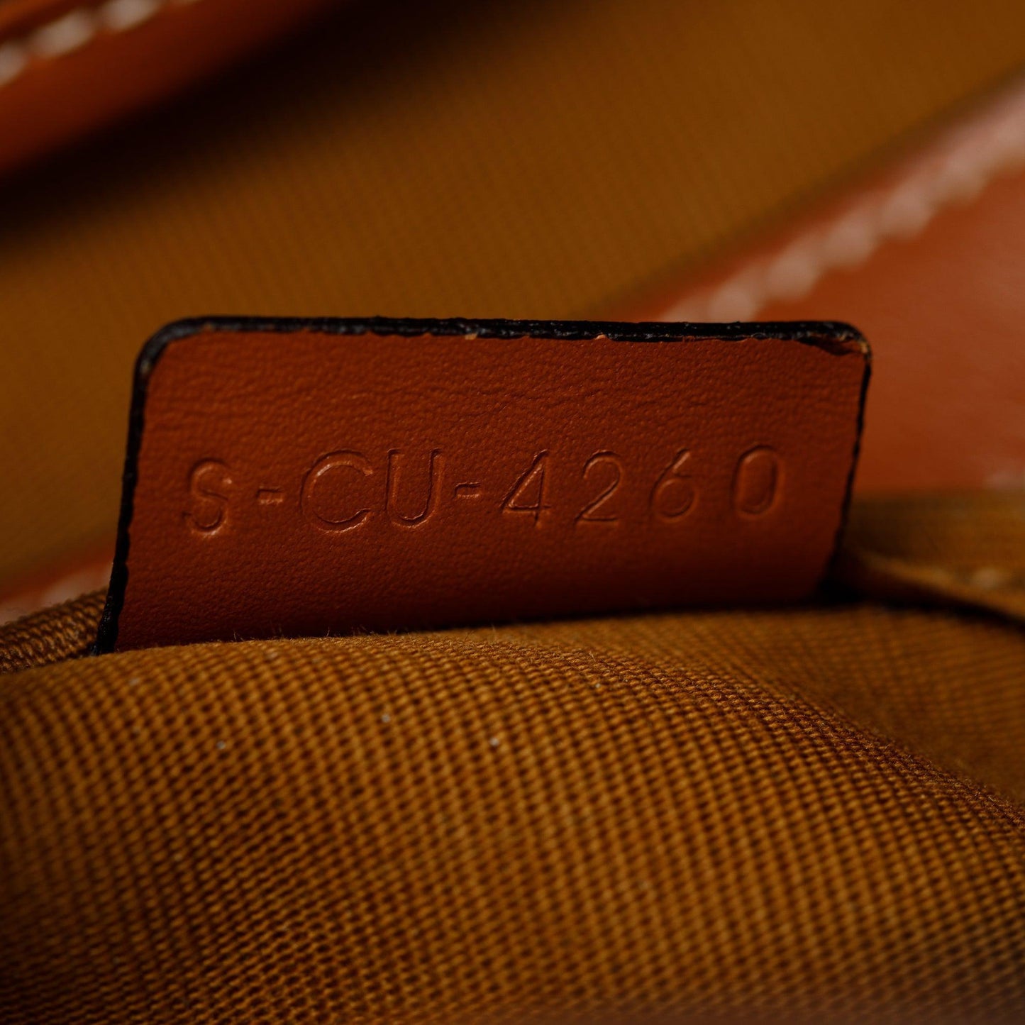 Celine 2022 Brown Triomphe Canvas Medium Bucket Bag