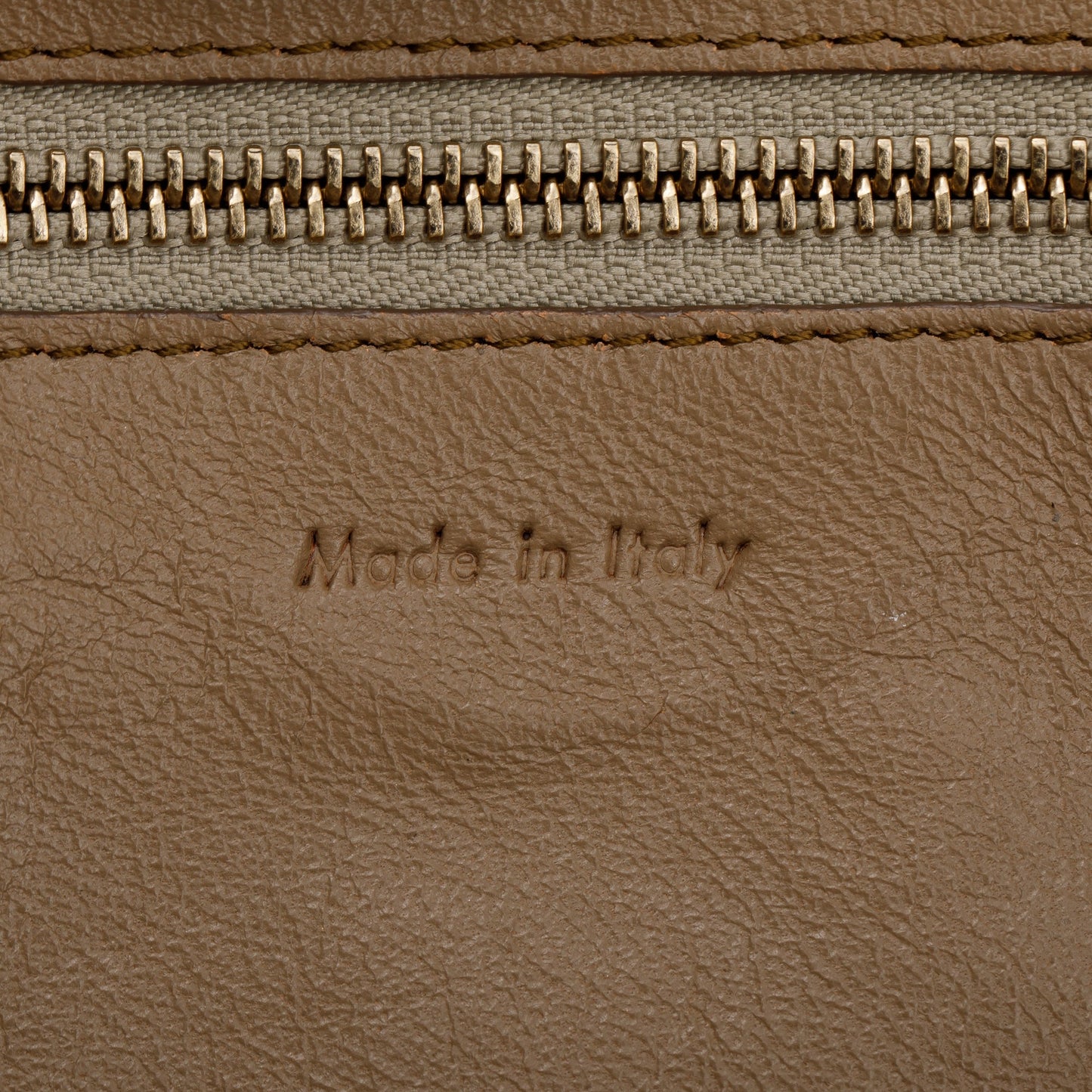 Celine Beige Calfskin Leather Medium Luggage Tote