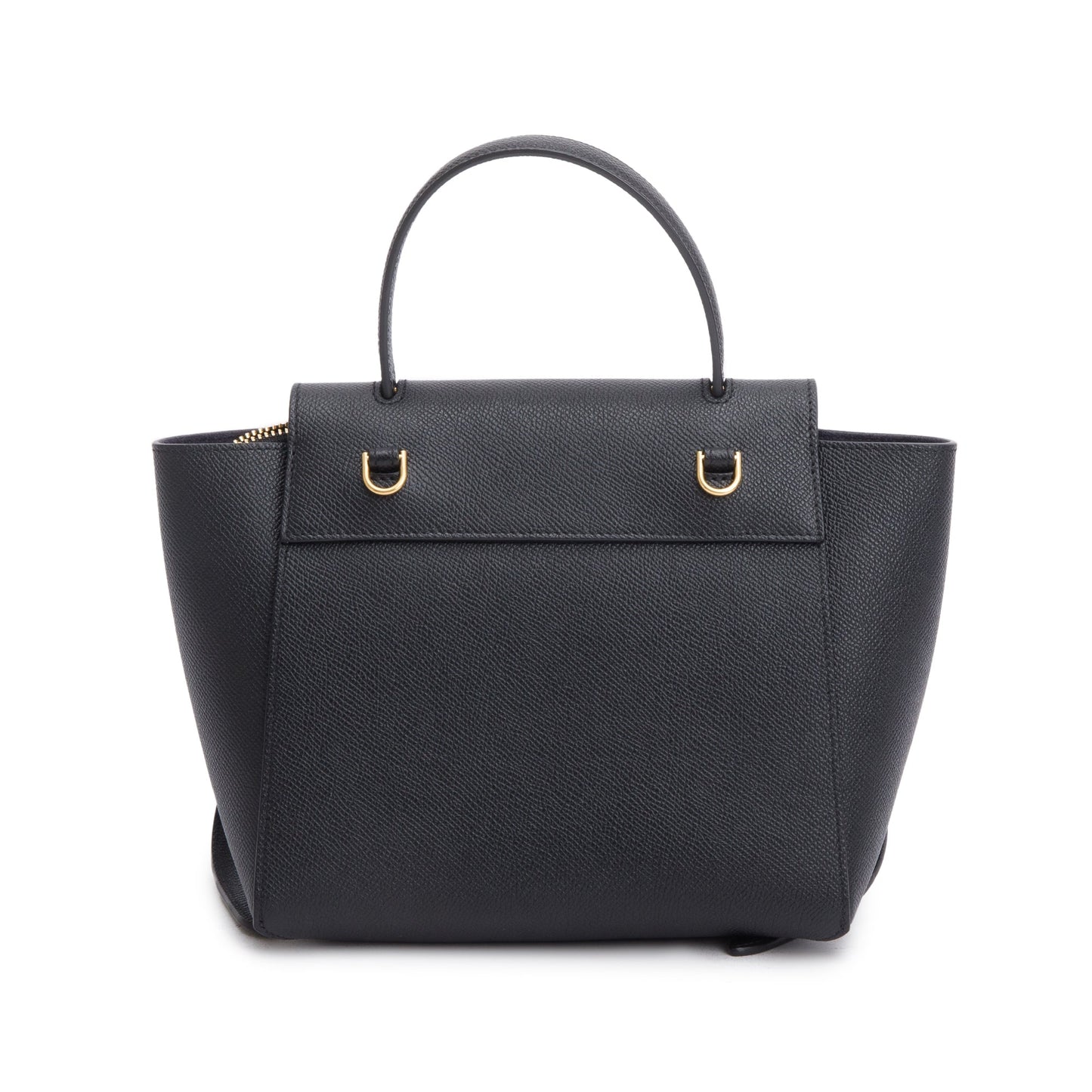 Celine Black Grained Calfskin Leather Nano Belt Bag
