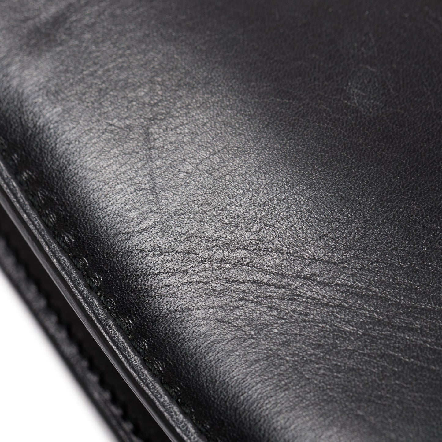 Celine Black Smooth Calfskin Large Classic Box Flap Bag
