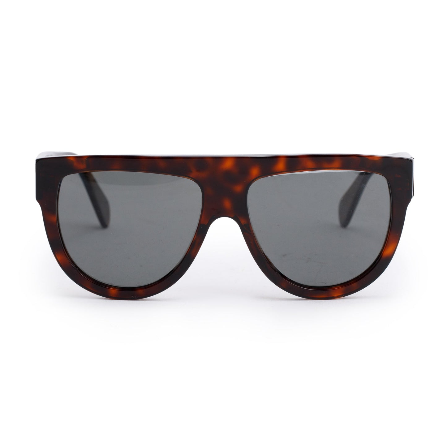 Celine CL40011N Havana Acetate Wayfarer Sunglasses