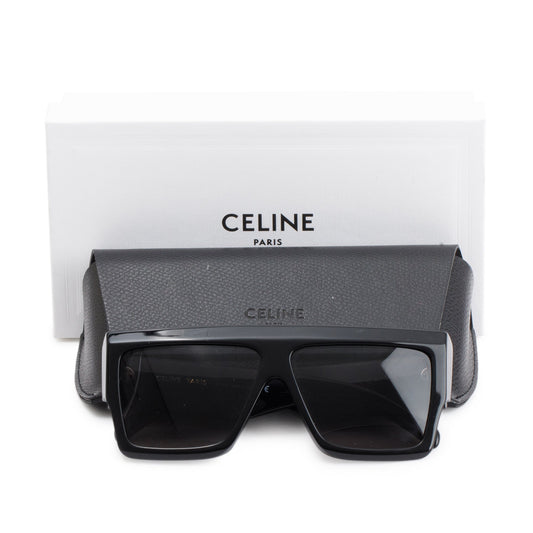 Celine CL400921 Black Oversized Square Sunglasses