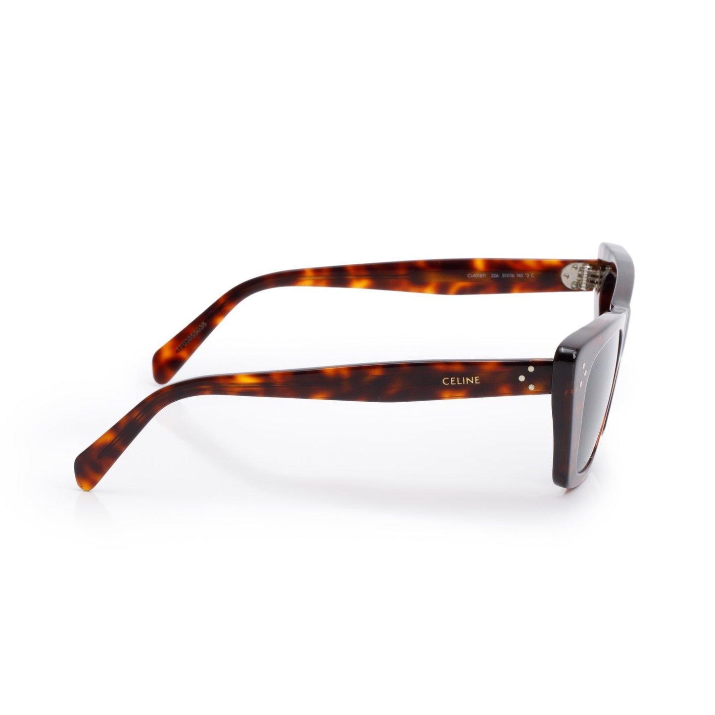 Celine CL401871 Havana Acetate Cat-Eye Sunglasses