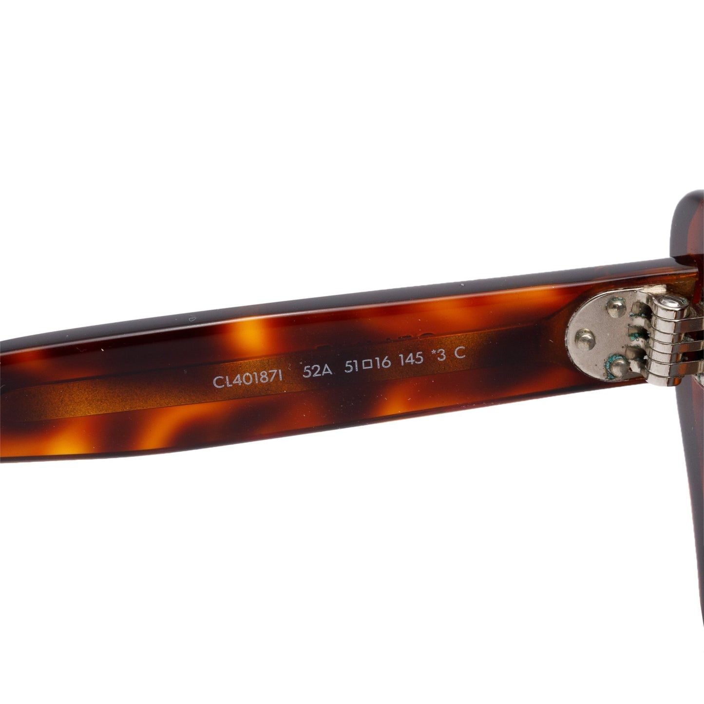 Celine CL401871 Havana Acetate Cat-Eye Sunglasses