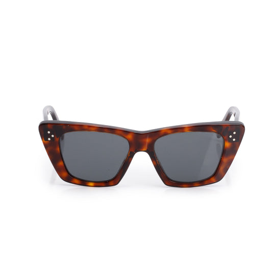 Celine CL401871 Havana Acetate Cat-Eye Sunglasses