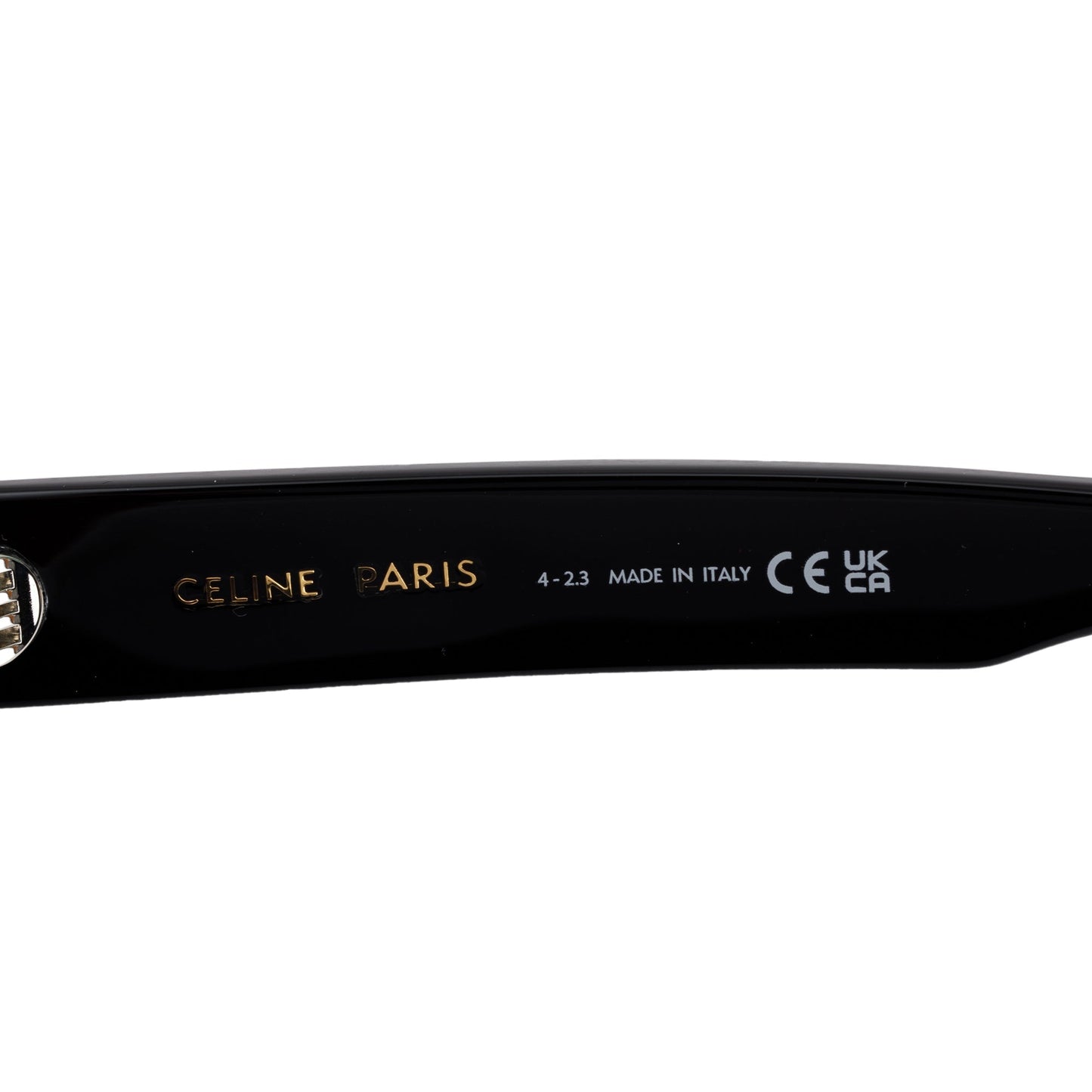 Celine CL40194U Black Acetate Triomphe 01 Oval Sunglasses