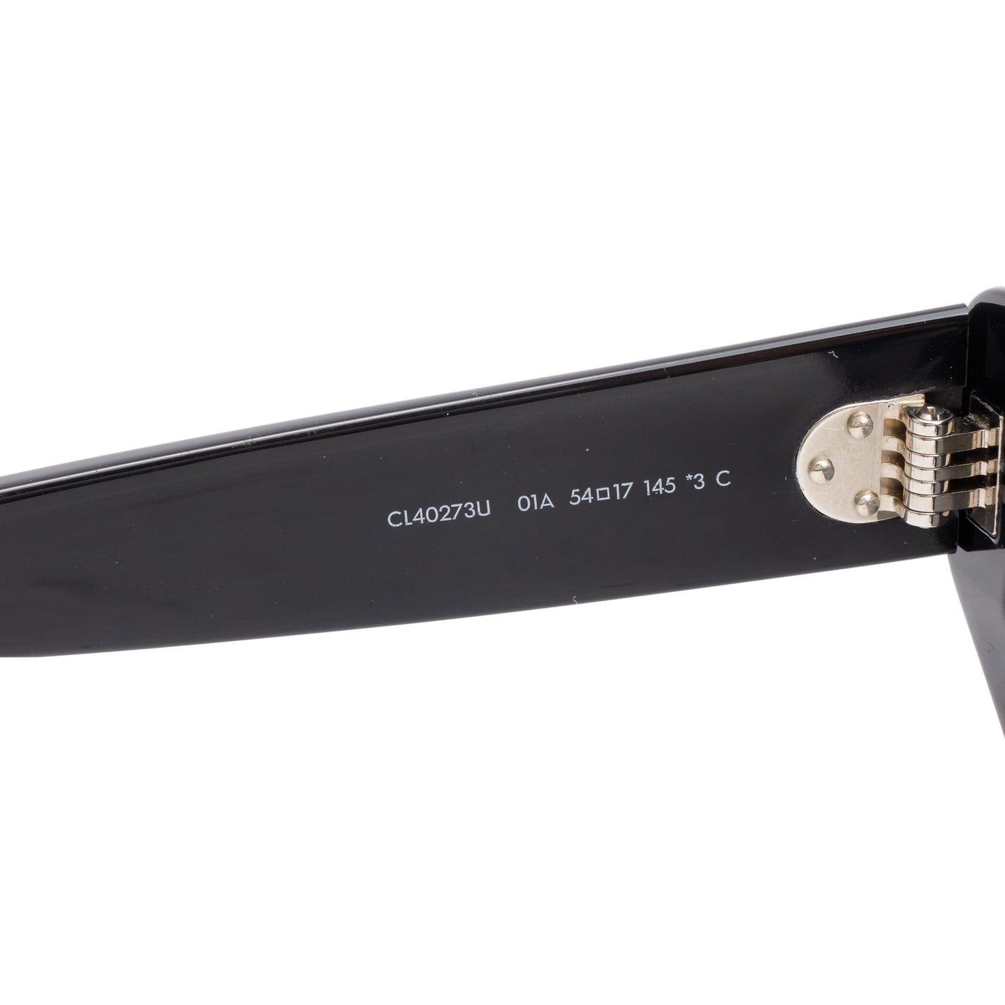 Celine CL40273U Black Acetate Bold 3 Dots Sunglasse