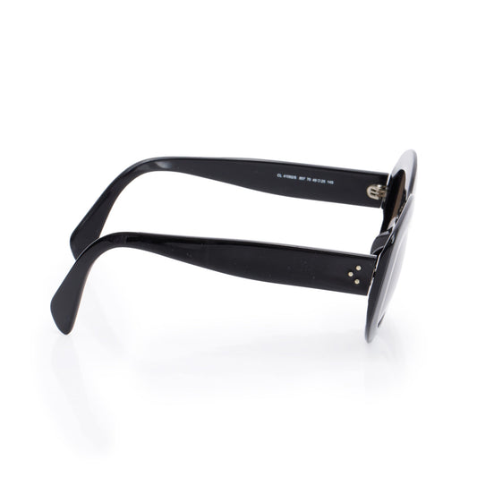 Celine CL41092/S Black Acetate Oval Sunglasses
