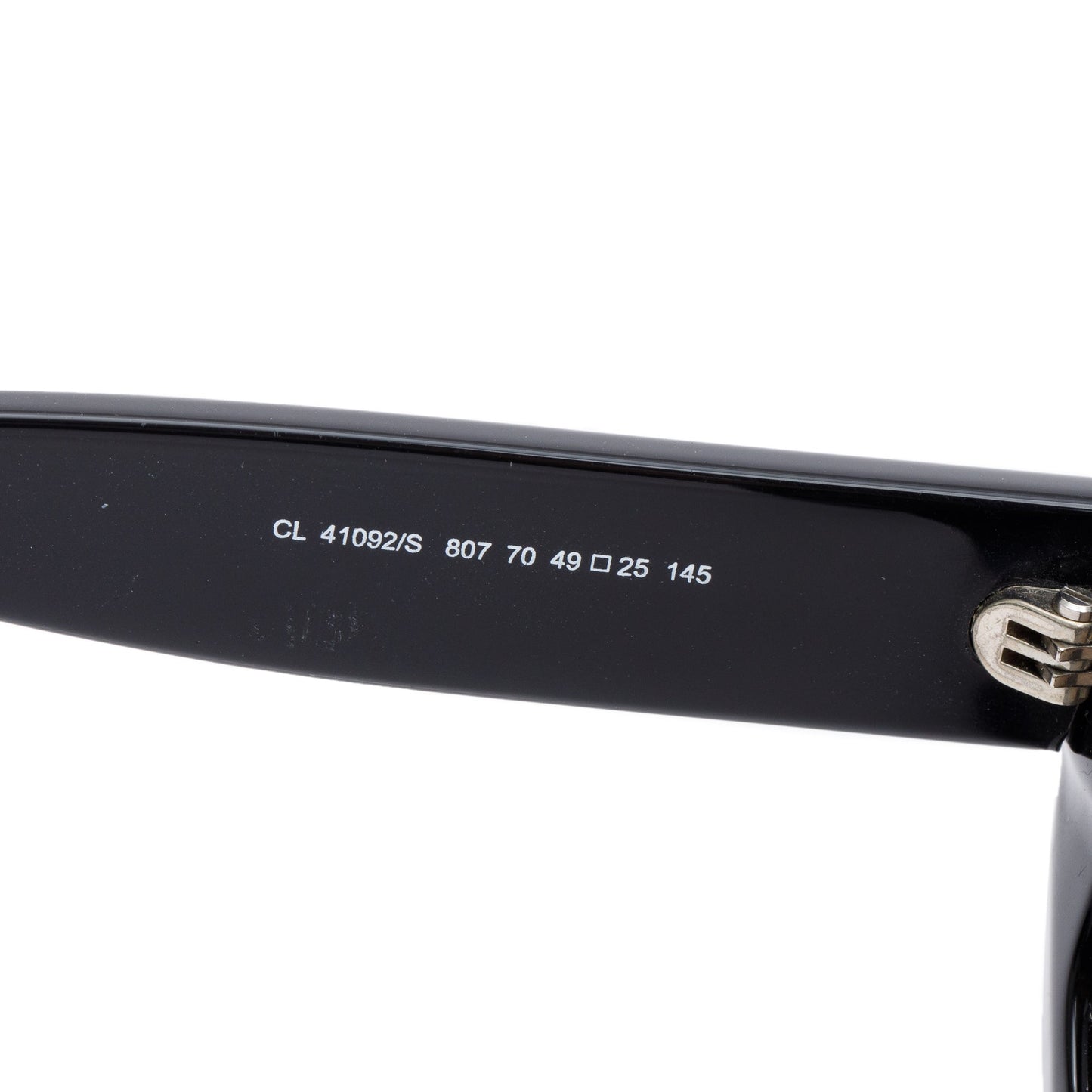 Celine CL41092/S Black Acetate Oval Sunglasses