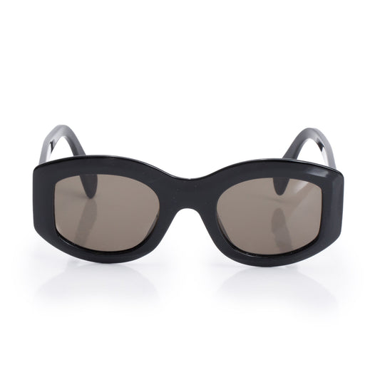 Celine CL41092/S Black Acetate Oval Sunglasses