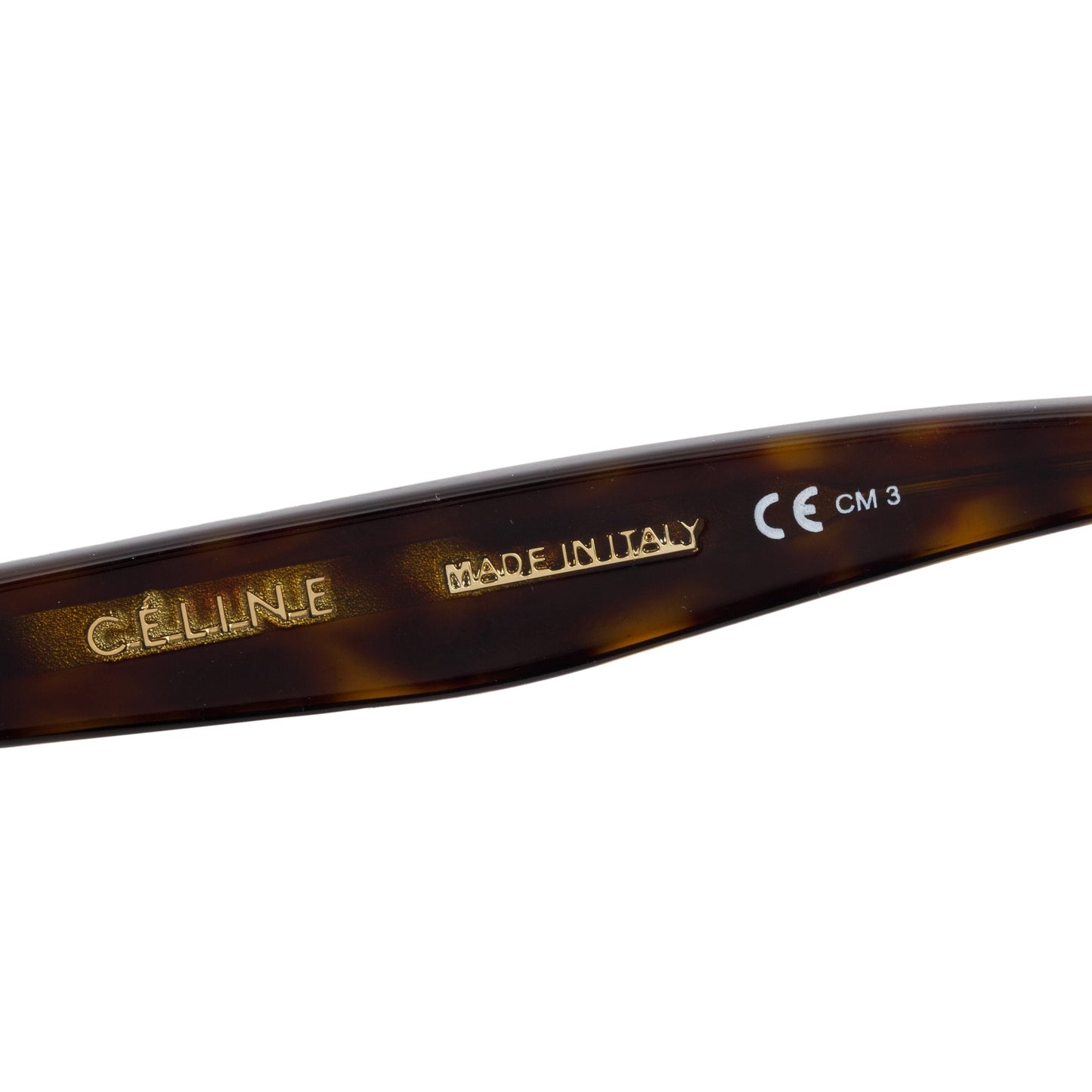 Celine CL41371/S Havana Acetate Round Sunglasses
