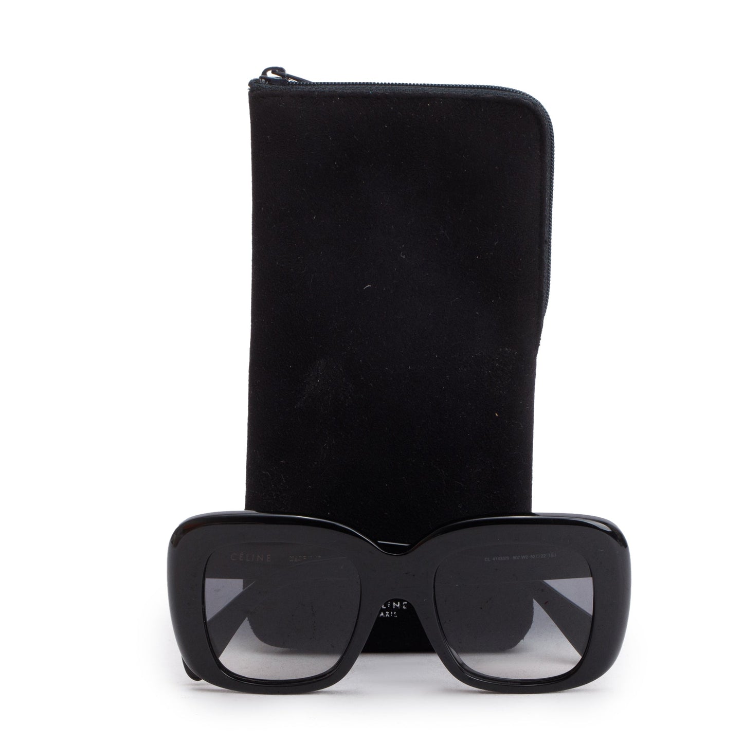 Celine CL41433/S Black Acetate Stella Sunglasses