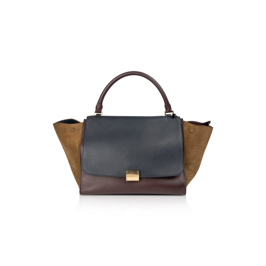Celine Medium Tricolor Trapeze Bag