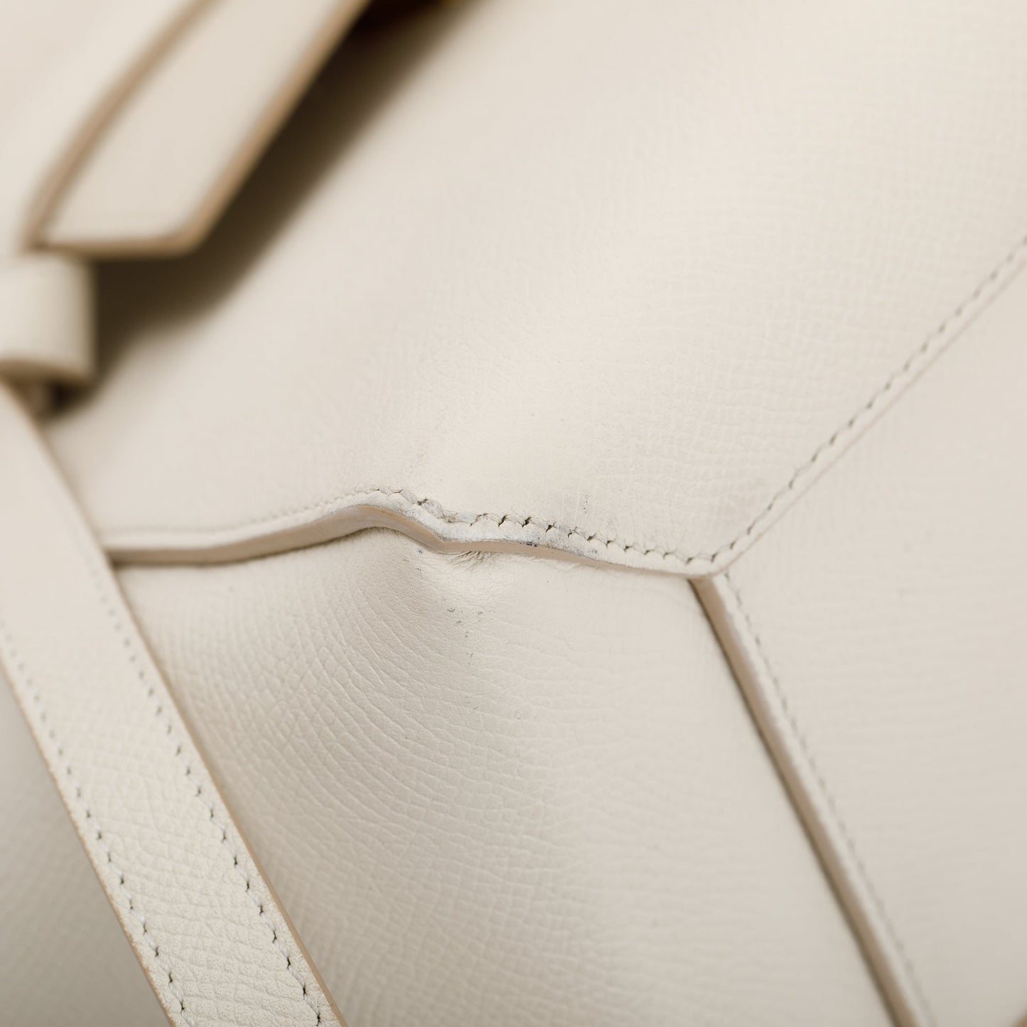 Celine Neutral Leather Micro Belt Bag