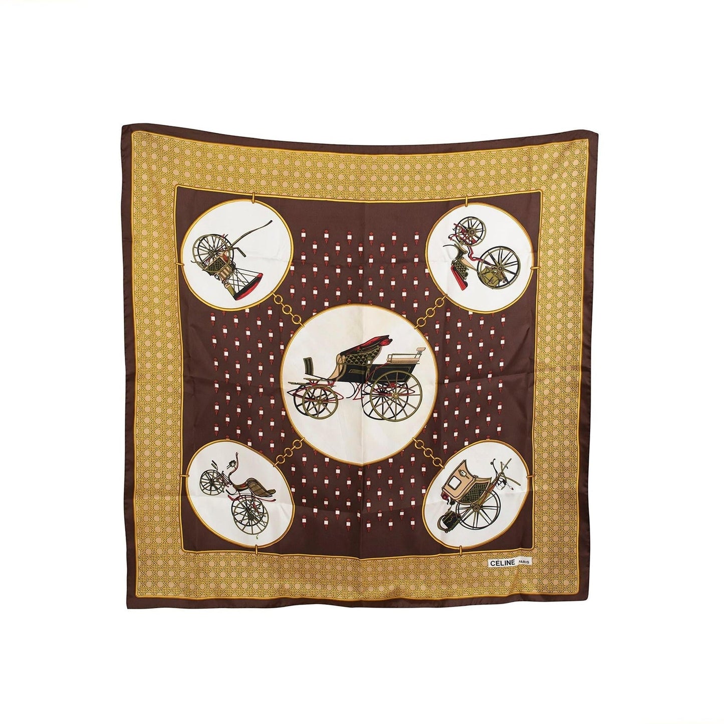Celine Printed Silk Scarf