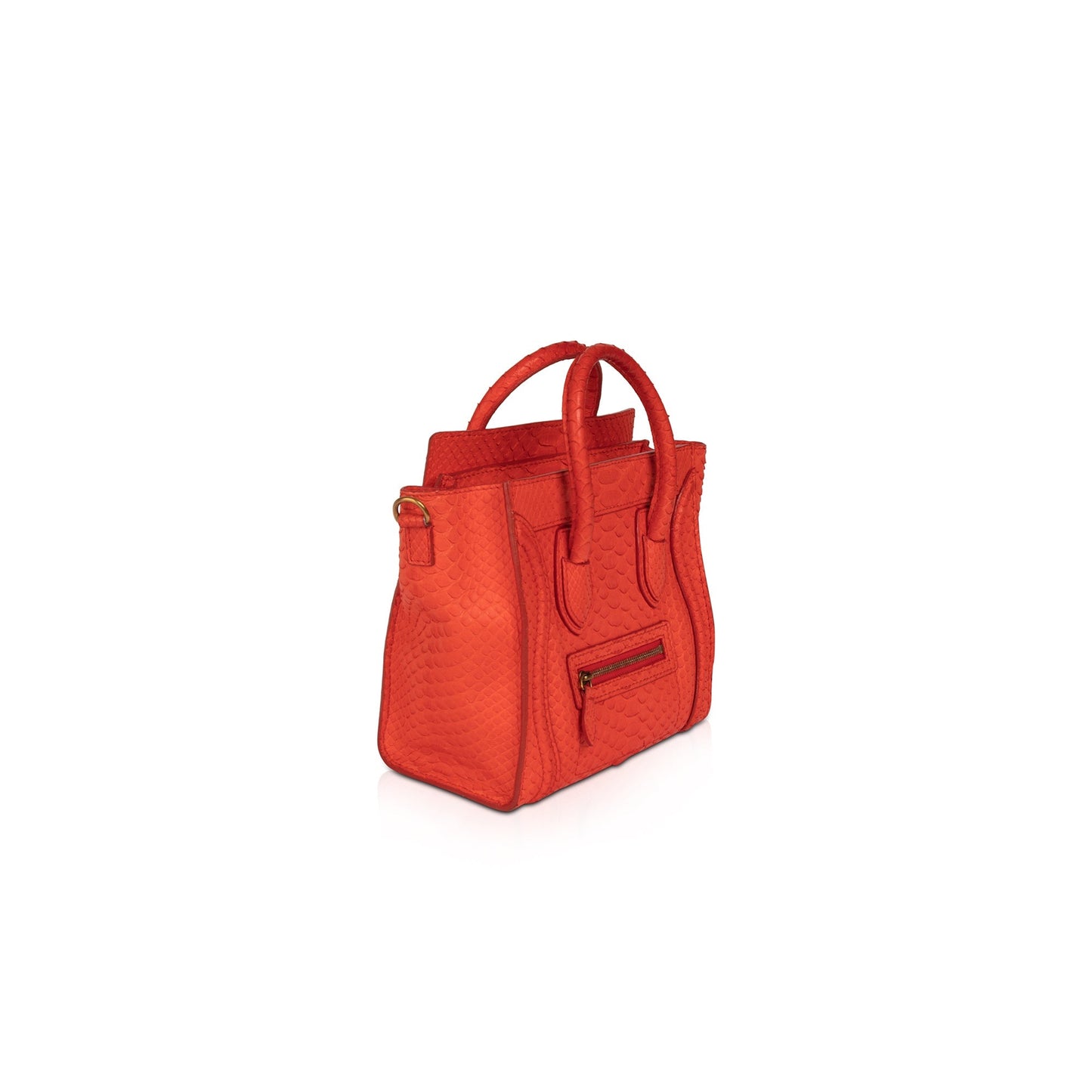 Celine Python Nano Luggage Tote