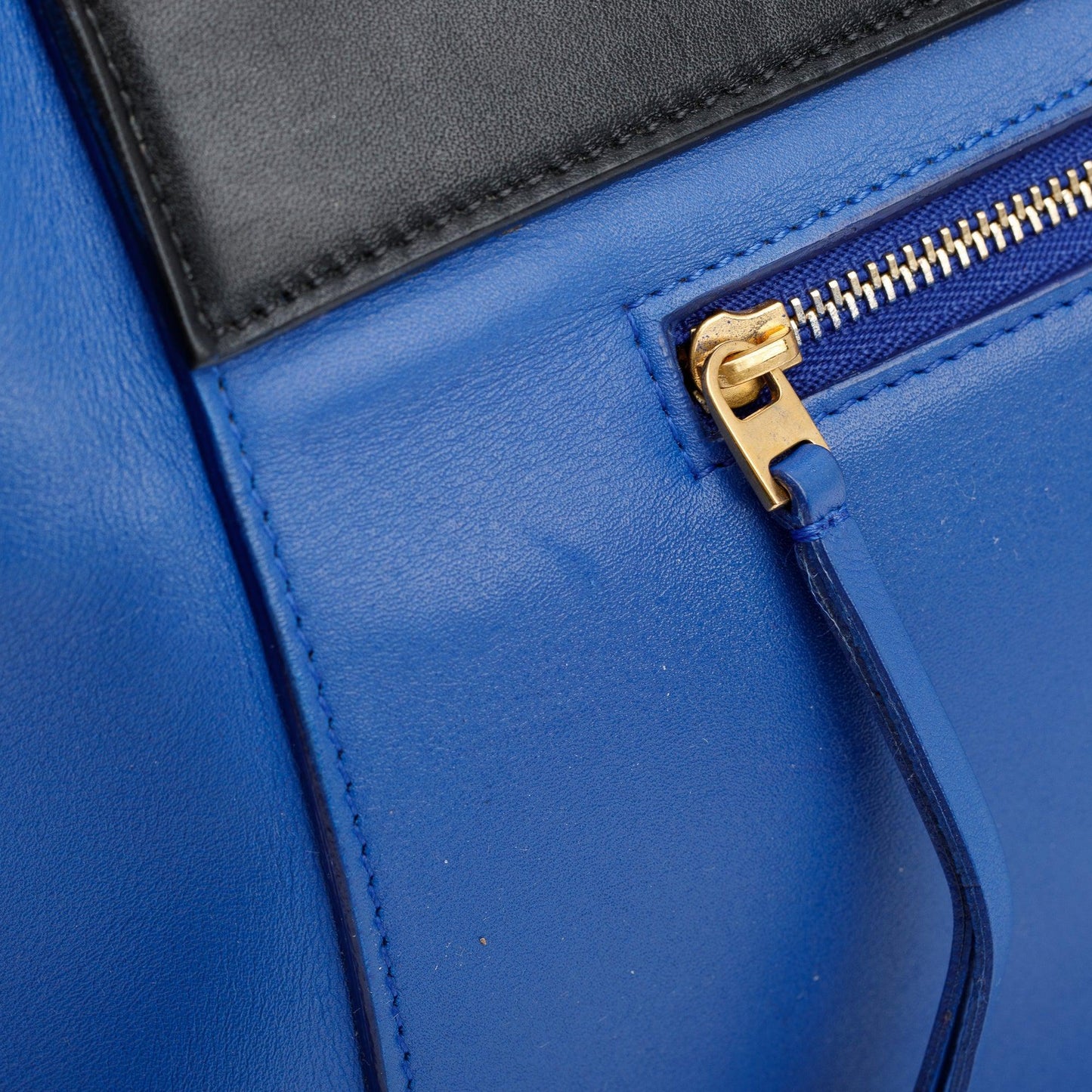Celine Tricolor Calfskin Leather Mini Belt Bag