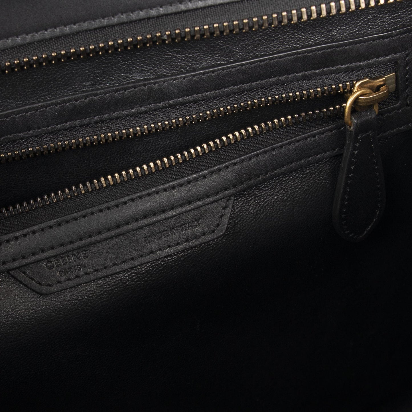Celine Tricolor Mini Luggage Tote
