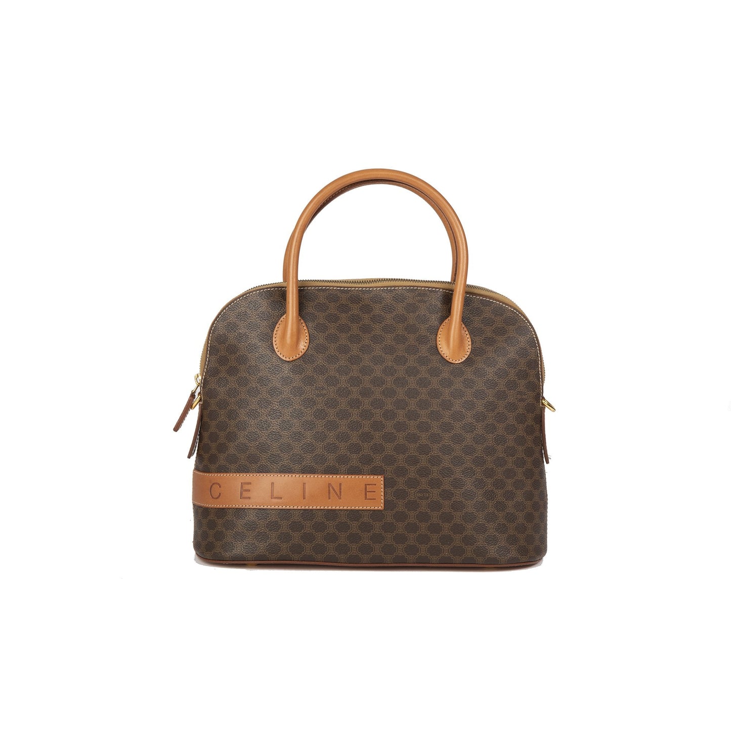 Celine Vintage Macadam Triomphe Dome Bag