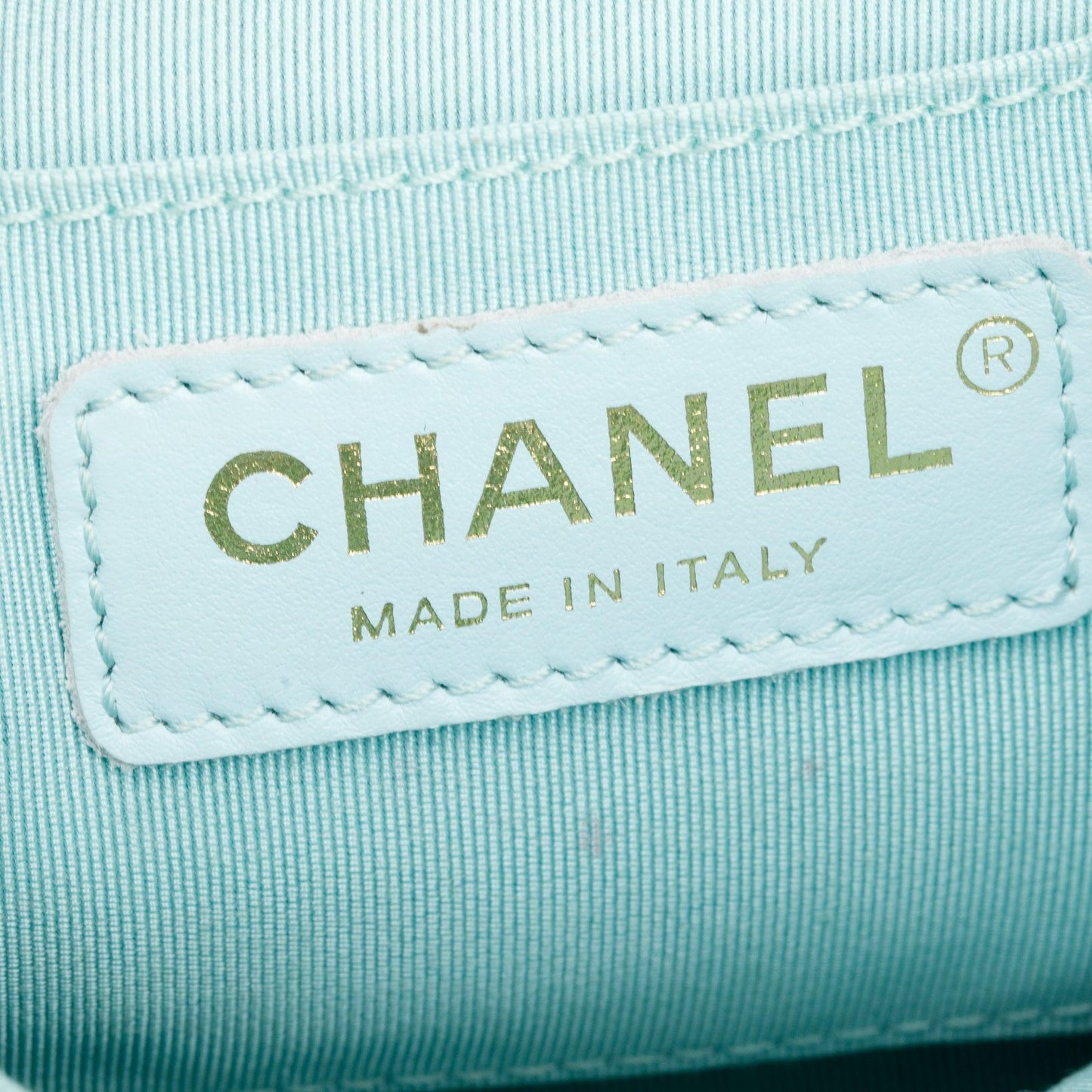 Chanel 2019 Teal Quilted Lambskin Leather Small In The Loop Flap Bag