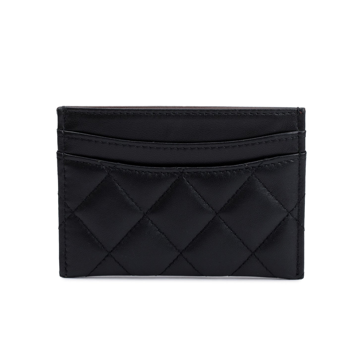 Chanel 2020 Black Caviar Leather Classic Card Holder