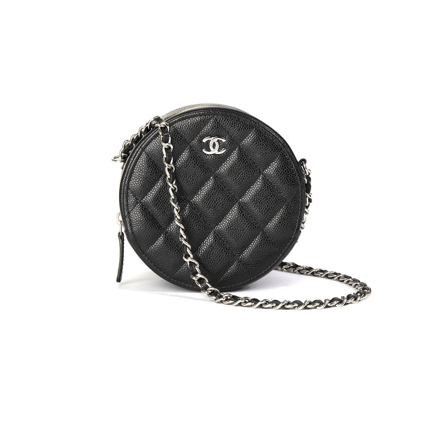 Chanel 2020 Black Caviar O-OT Clutch