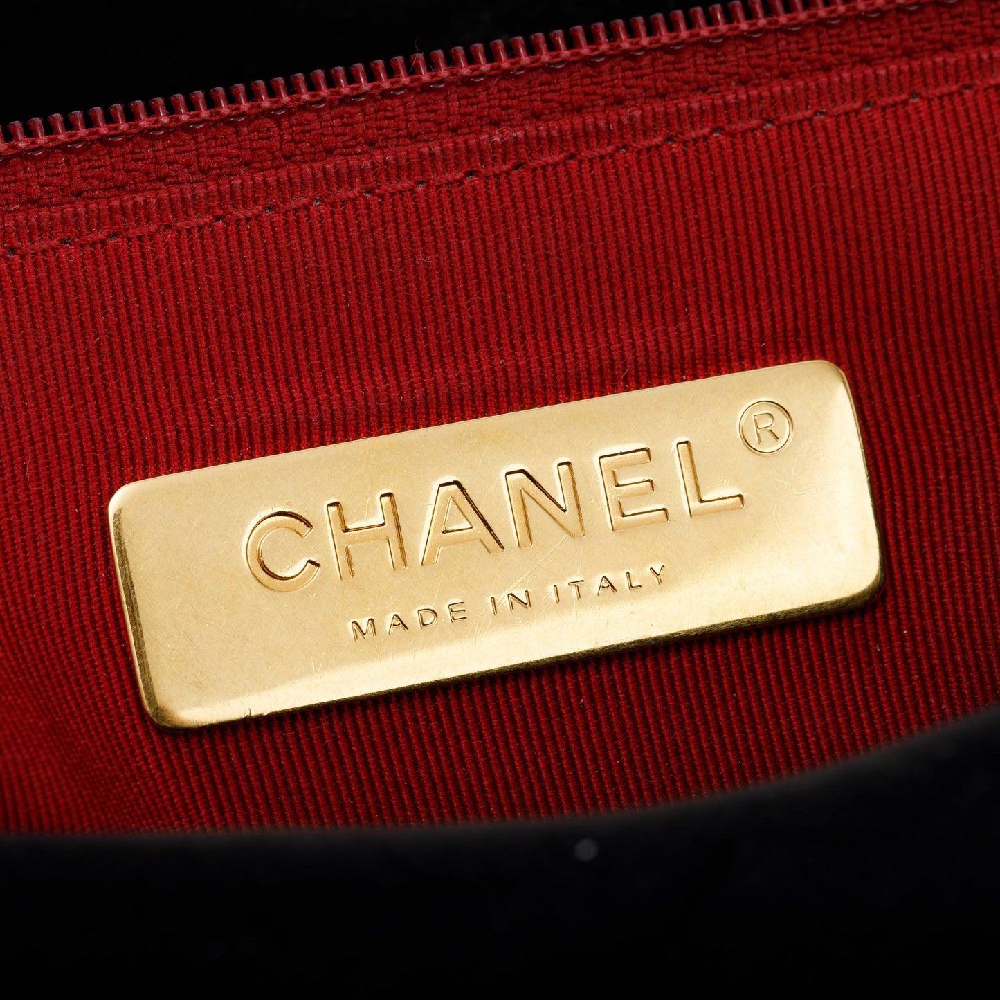 Chanel 2020 Black Velvet Medium 19 Flap Bag