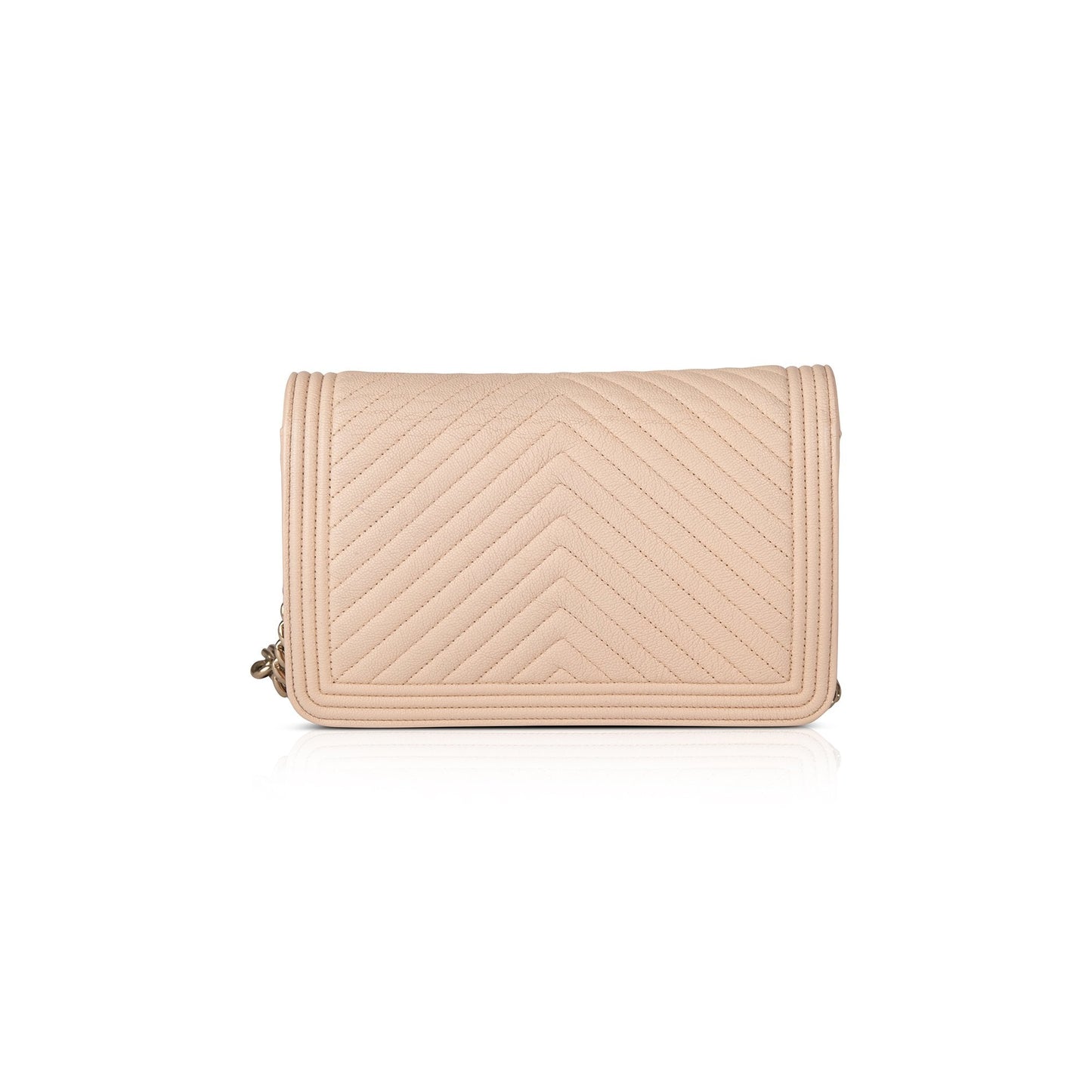 Chanel 2020 Chevron Boy Wallet on Chain