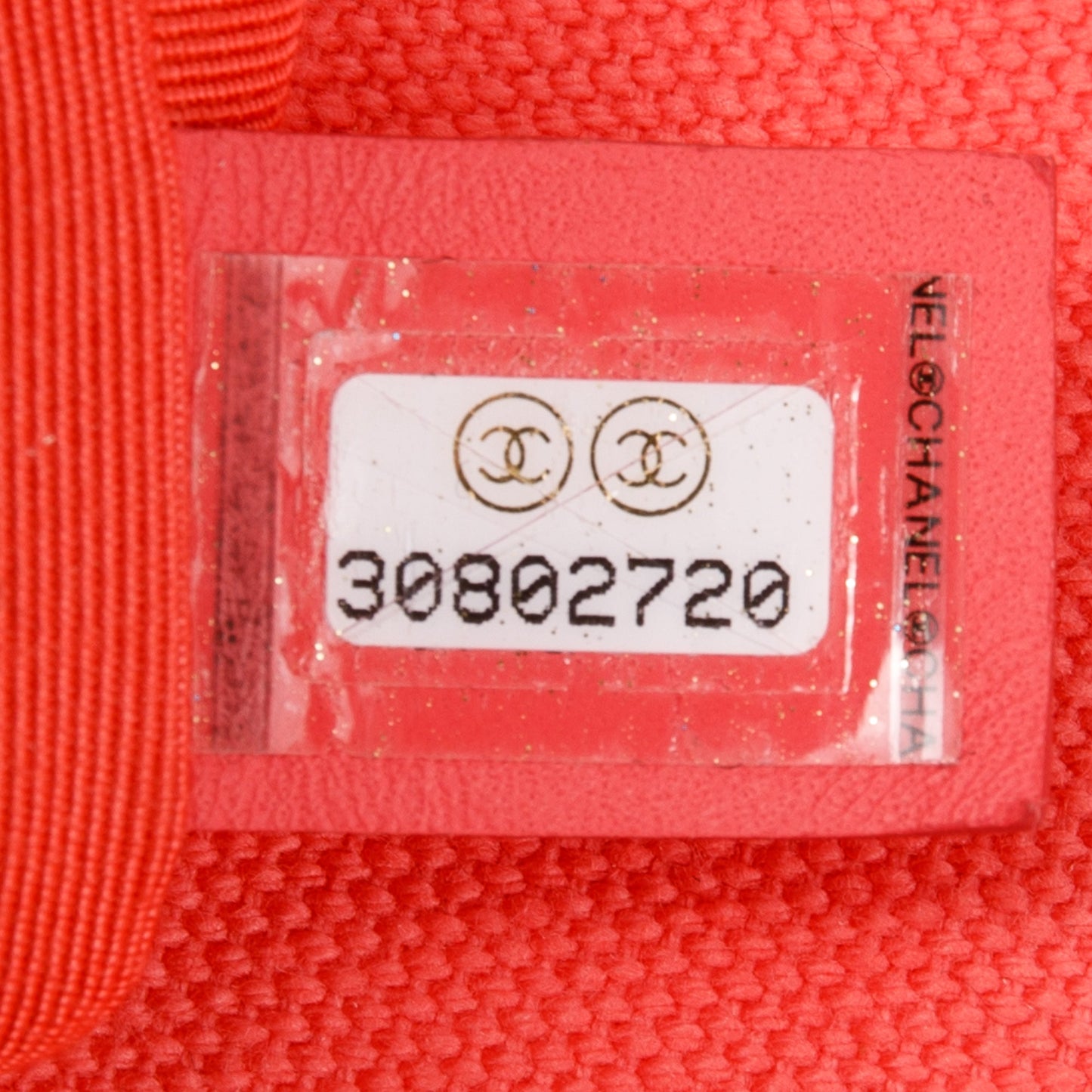 Chanel 2020 Coral Quilted Cotton Canvas Medium 19 Flap Bag