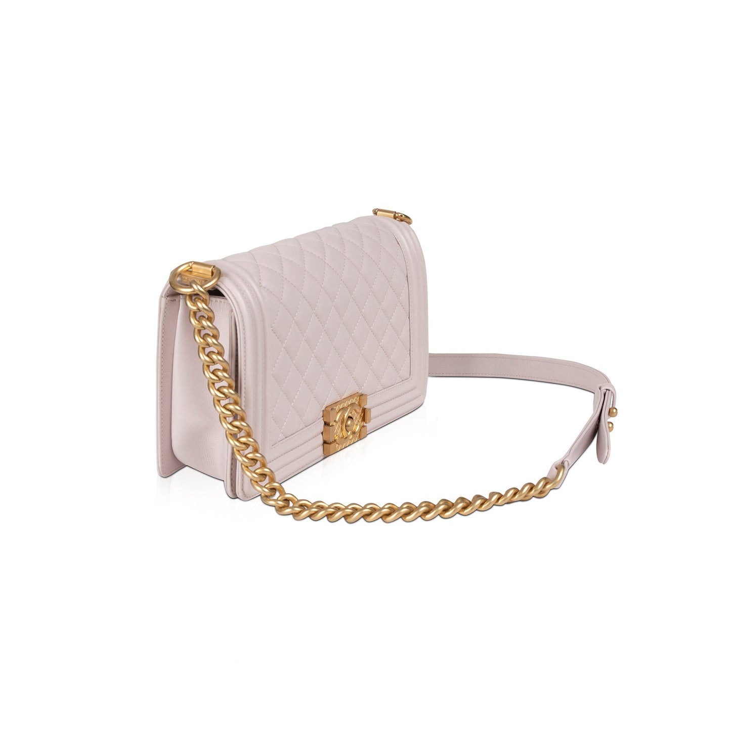 Chanel 2020 Medium Boy Bag with Signature Strap