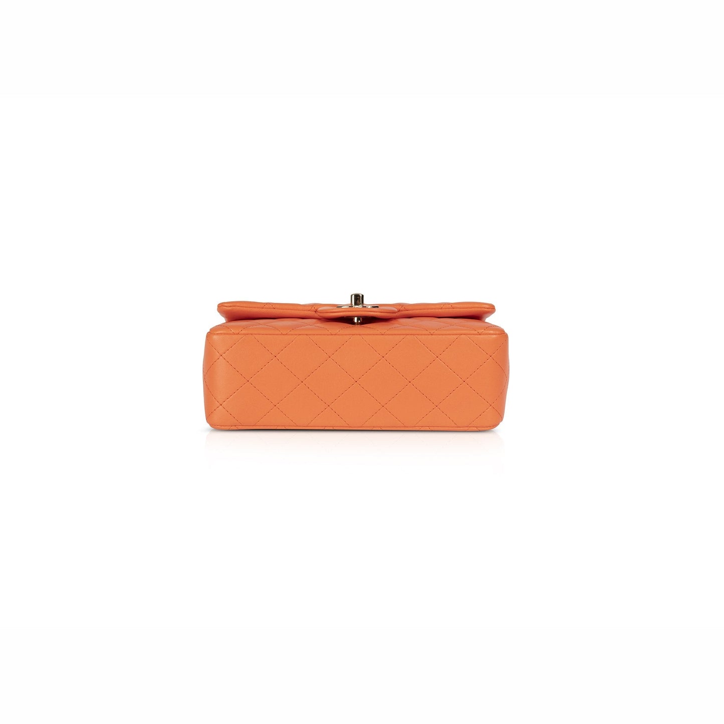 Chanel 2020 Orange Classic Mini Flap Bag