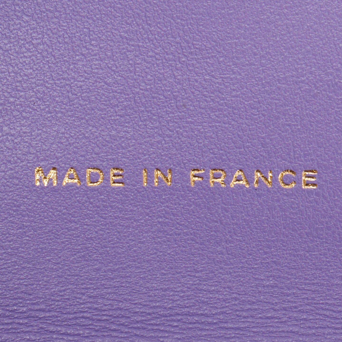 Chanel 2020 Purple Caviar Compact Wallet