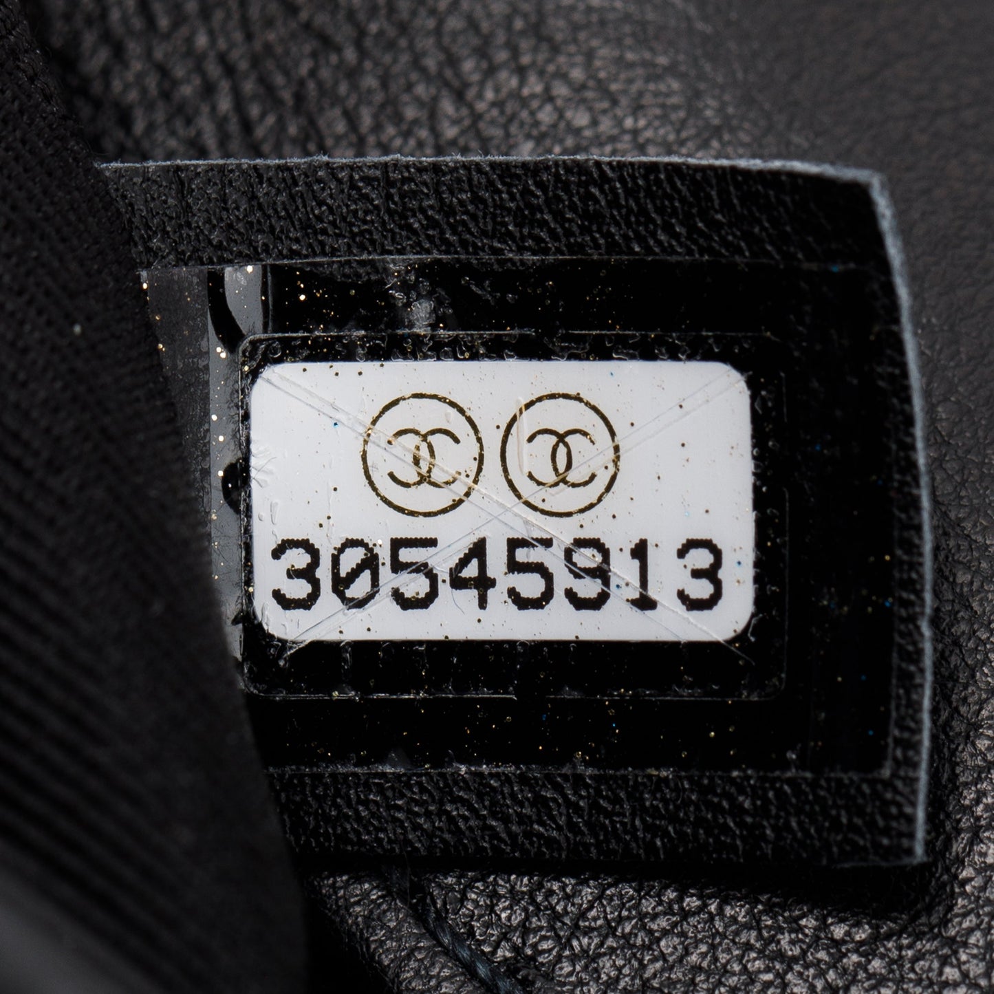 Chanel 2020 Small Black Lambskin Strap Into Flap Bag