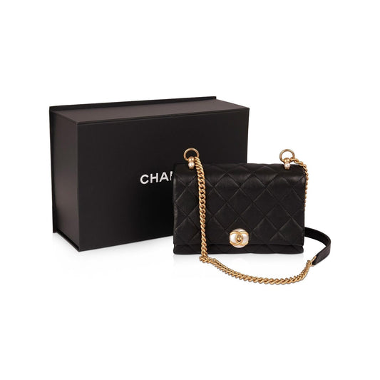 Chanel 2020 Small CC Pearl Accordion Flap Bag