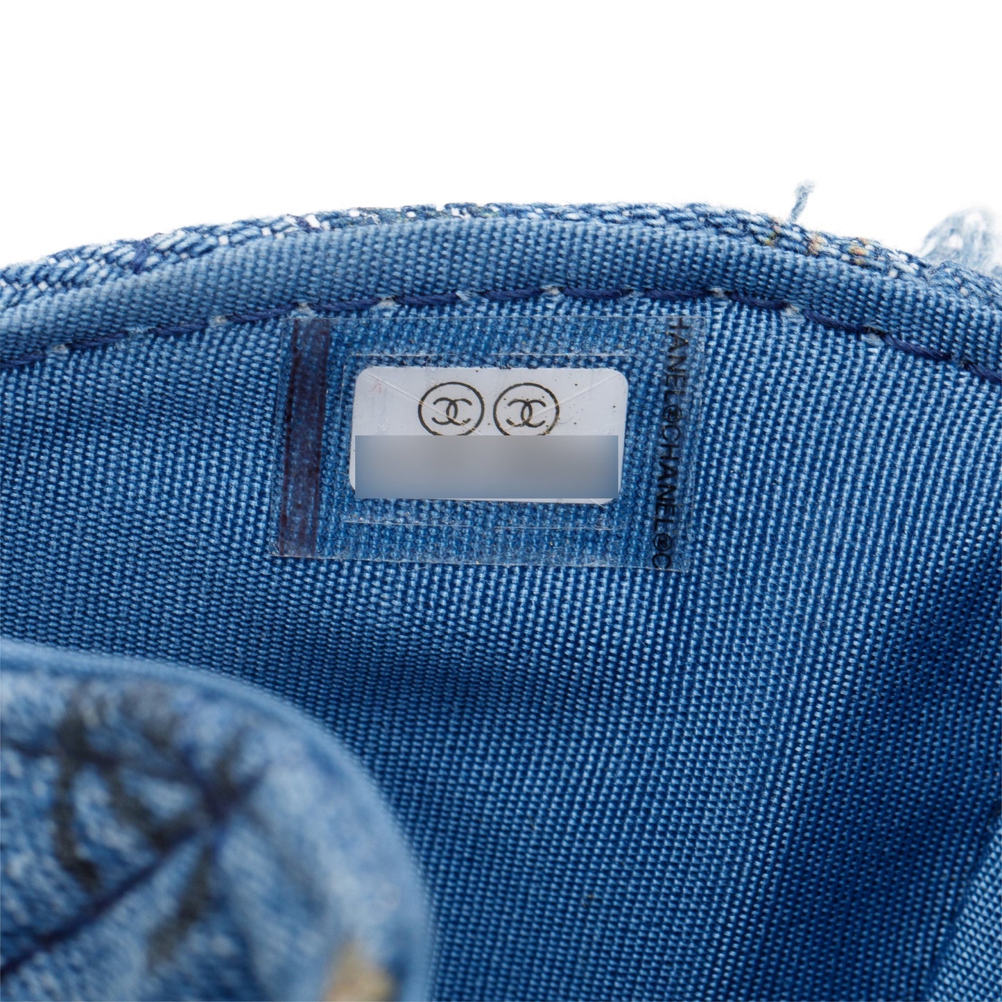 Chanel 2021 Denim Mood Clutch with Chain