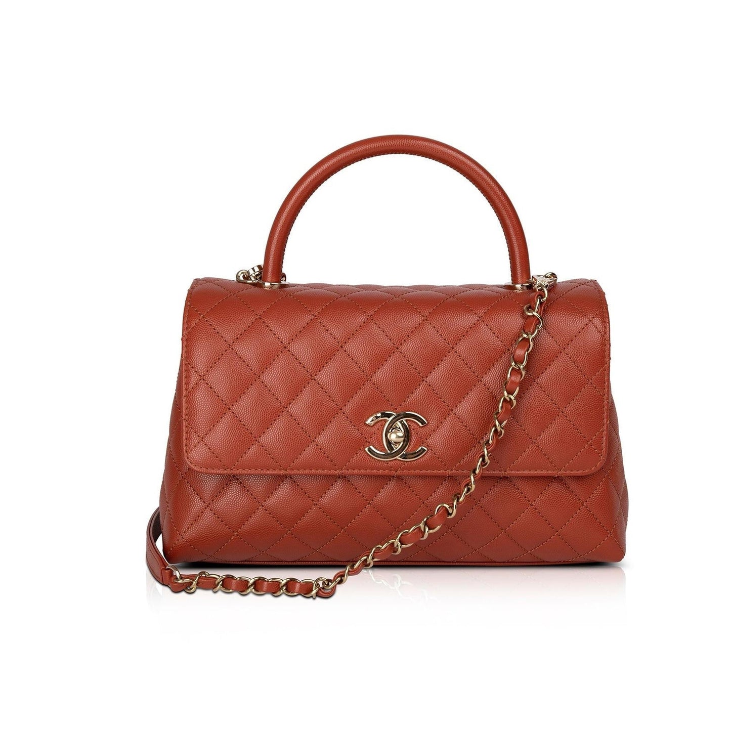 Chanel 2021 Medium Coco Handle Bag
