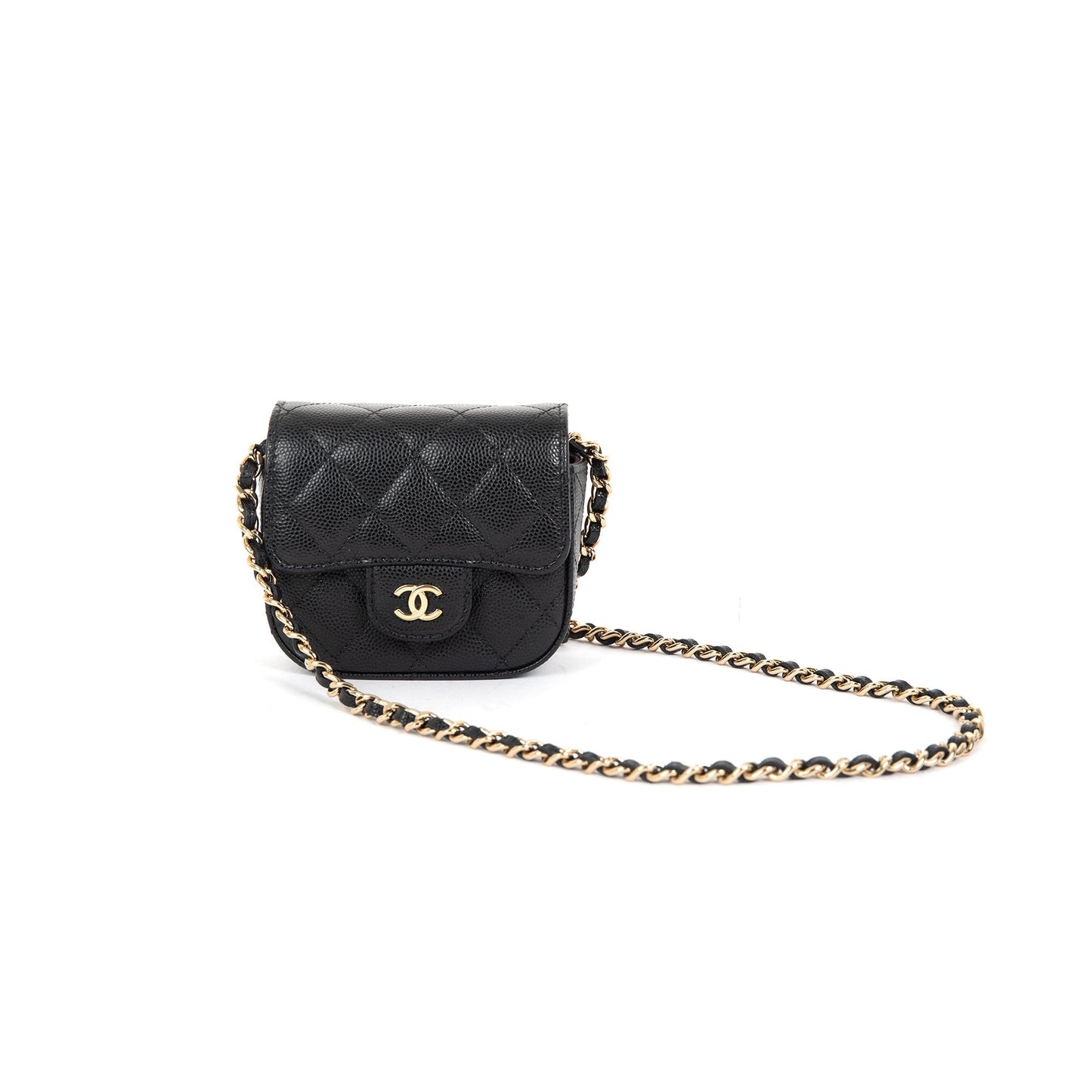 Chanel 2021 Mini Classic Clutch with Chain