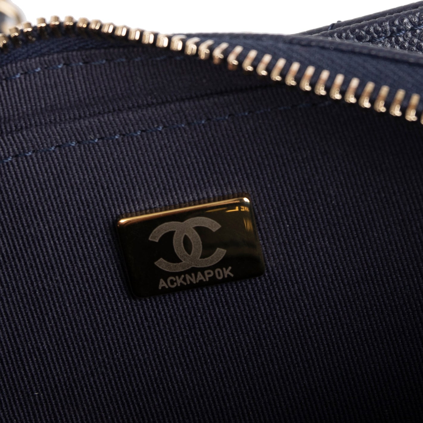 Chanel 2021 Navy Like A Wallet Flap Bag