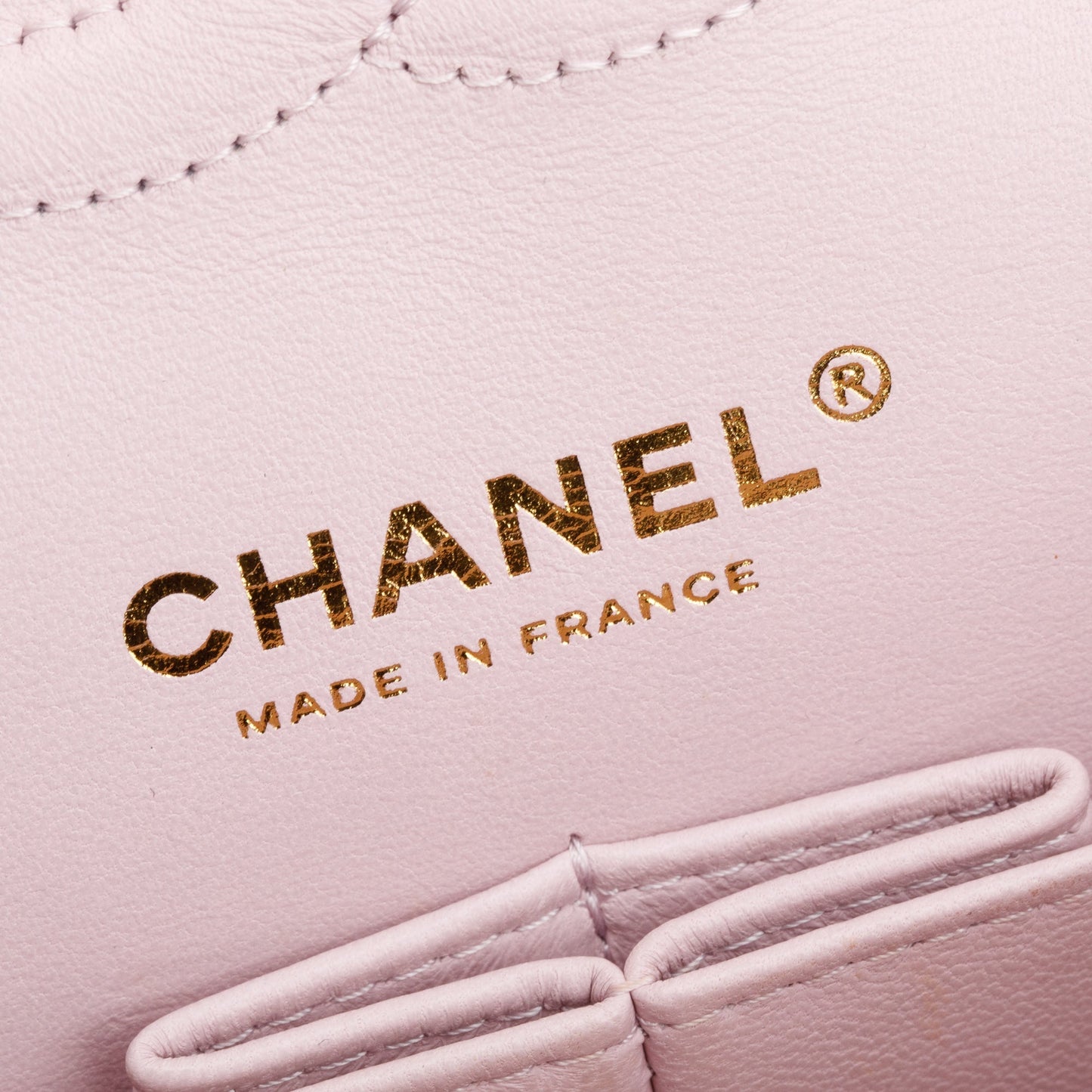 Chanel 2021 Pink Caviar Leather Medium Classic Double Classic Flap Bag