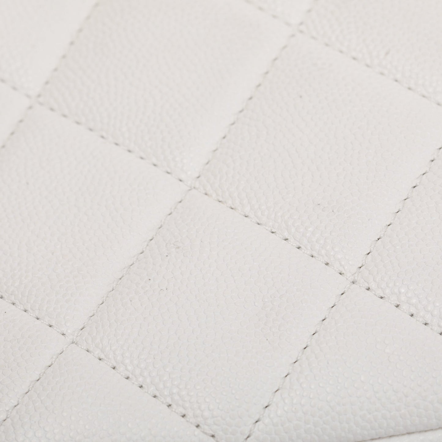 Chanel 2021 White Caviar Leather Small My Everything Flap Bag