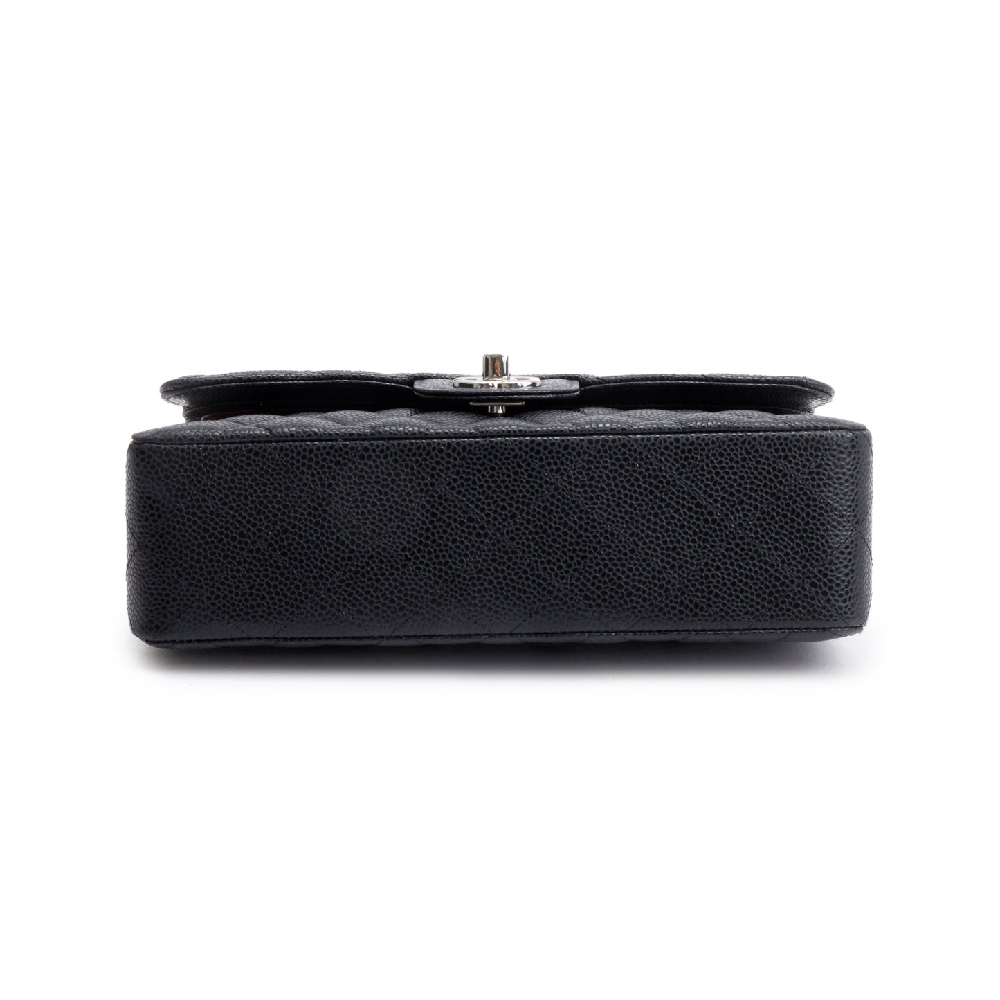 Chanel 2022 Black Caviar Classic Small Double Flap Bag
