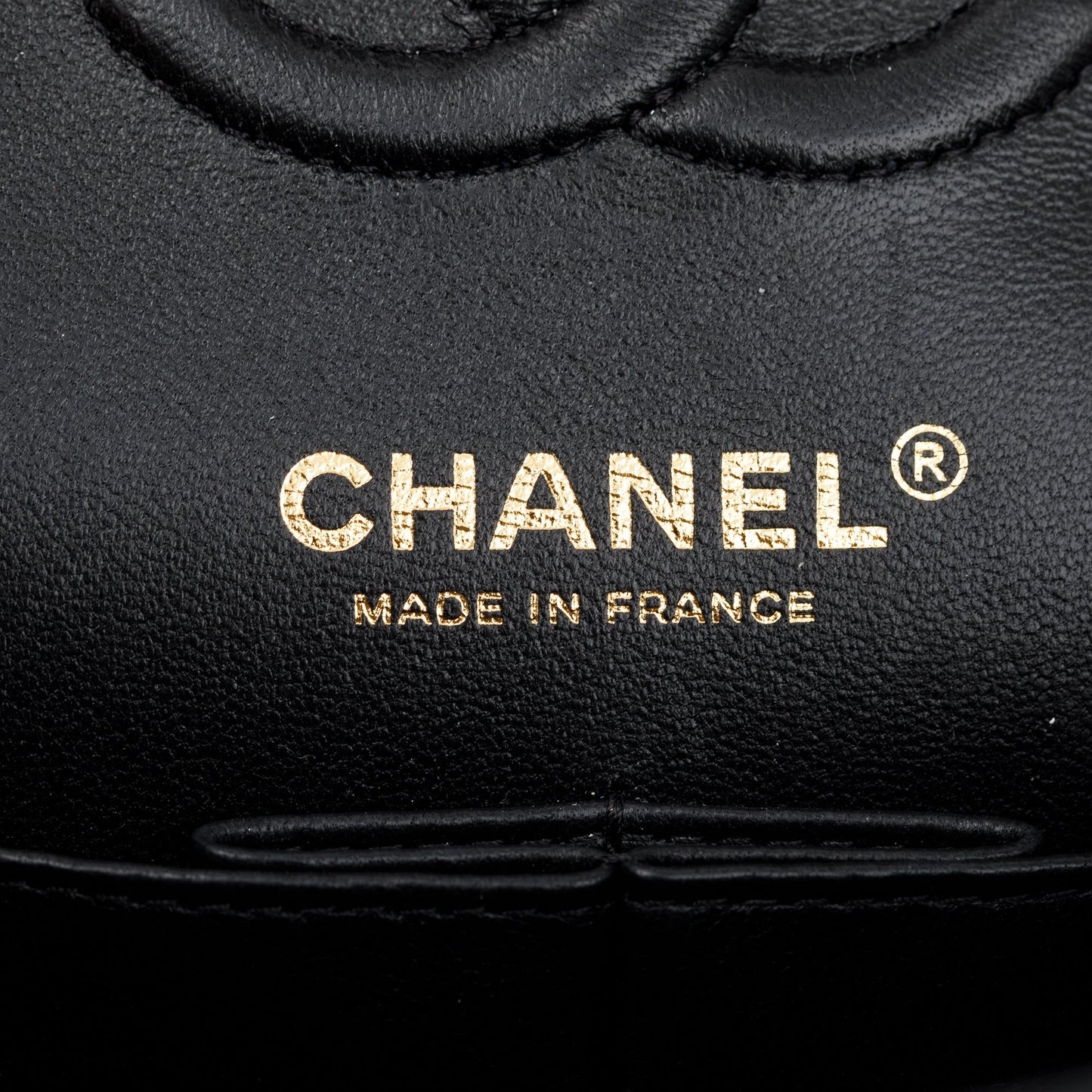 Chanel 2022 Black Lambskin Classic Small Double Flap Bag