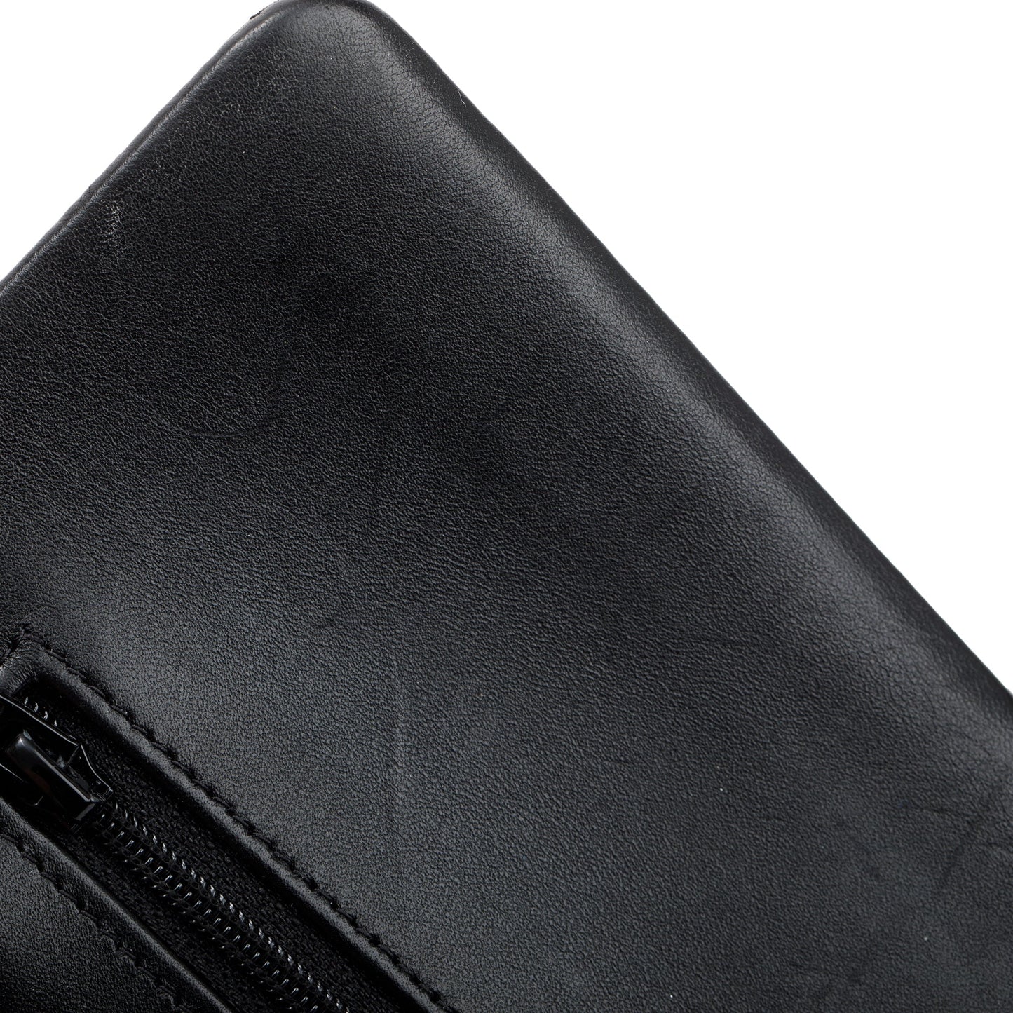 Chanel 2022 Black Lambskin Leather Classic Medium Double Flap Bag