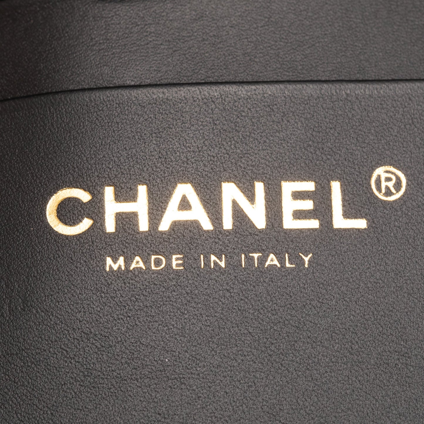 Chanel 2022 Black Quilted Caviar Leather Handy Box Vanity Case