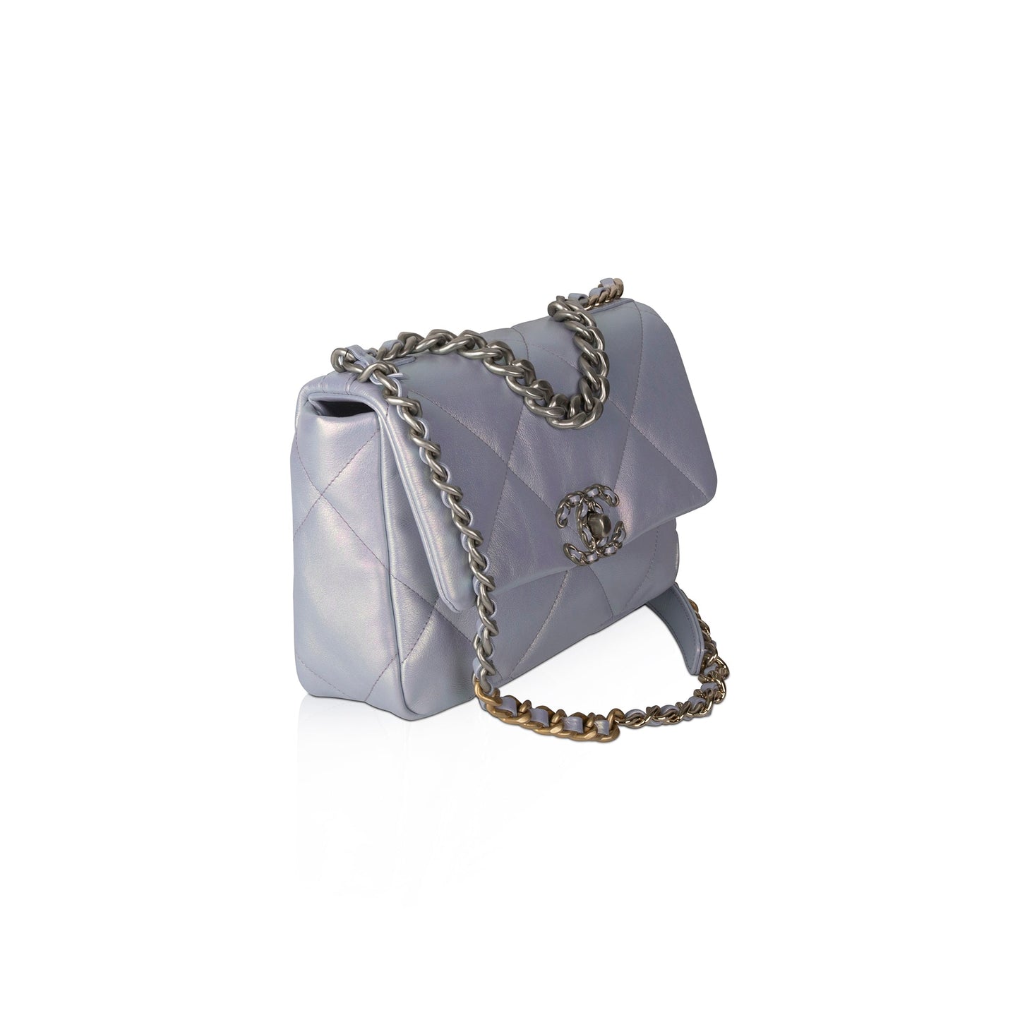 Chanel 2022 Iridescent Medium 19 Flap Bag