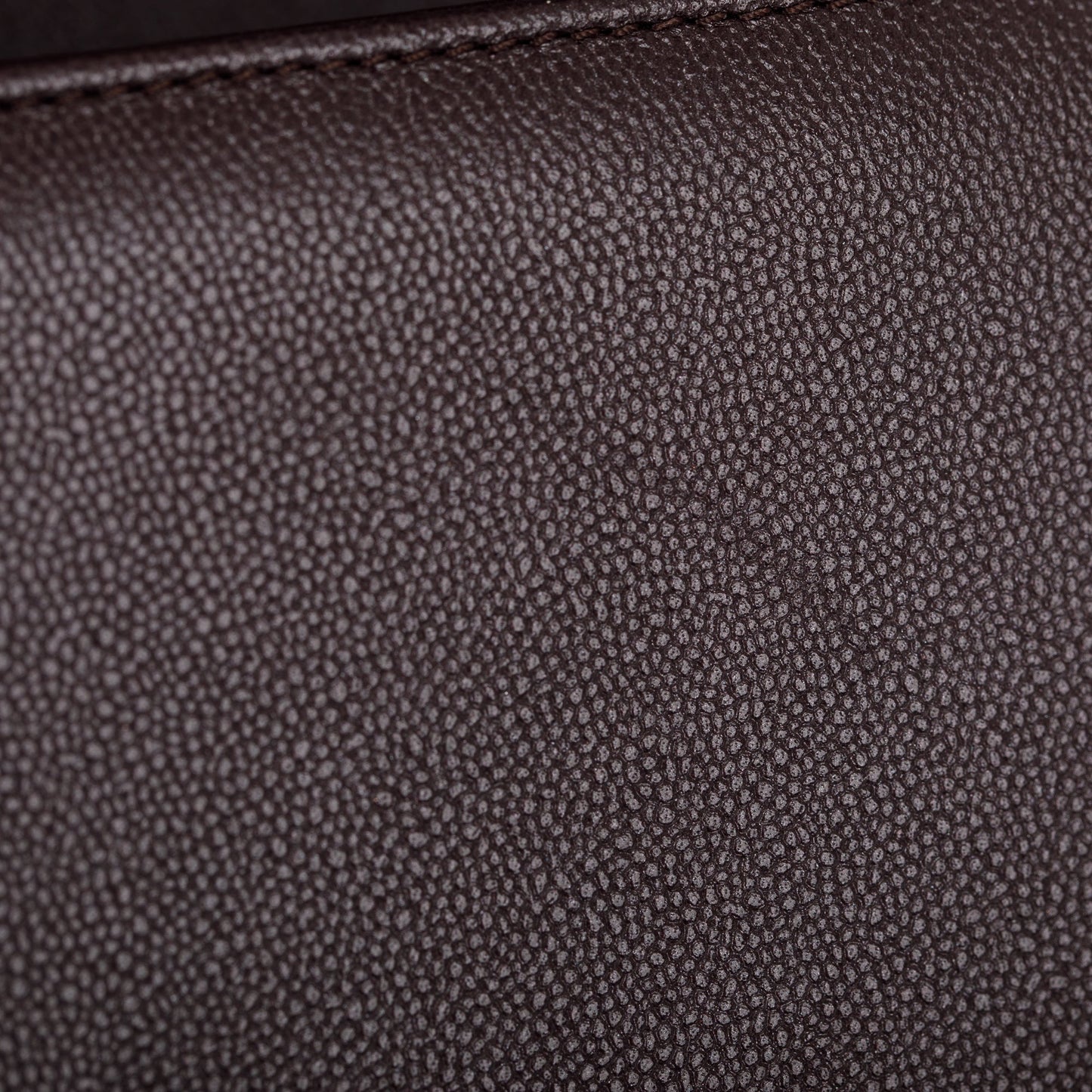 Chanel 2022 Marron Caviar Leather Small Boy Bag