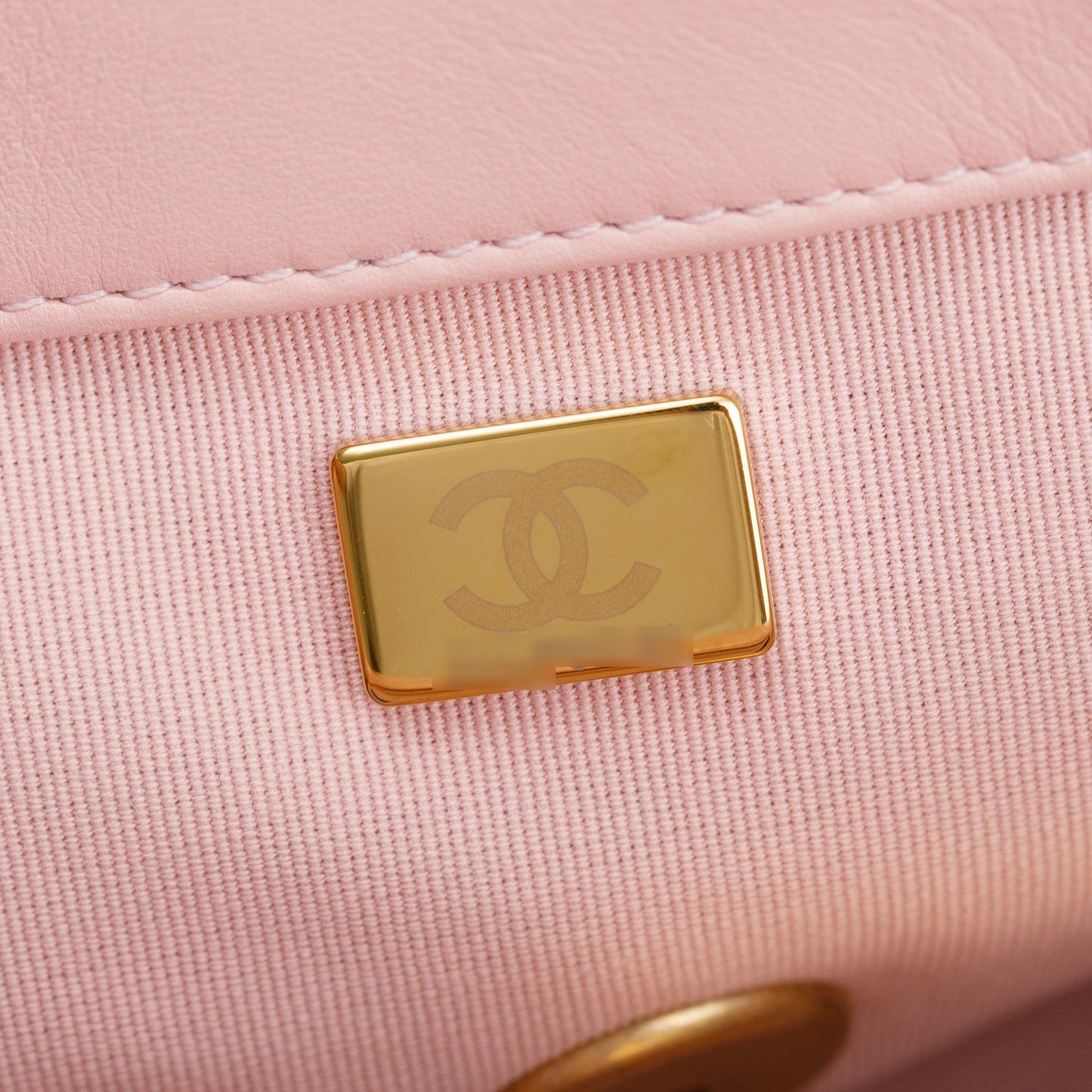 Chanel 2022 Pink Lambskin Leather Medium 19 Flap Bag