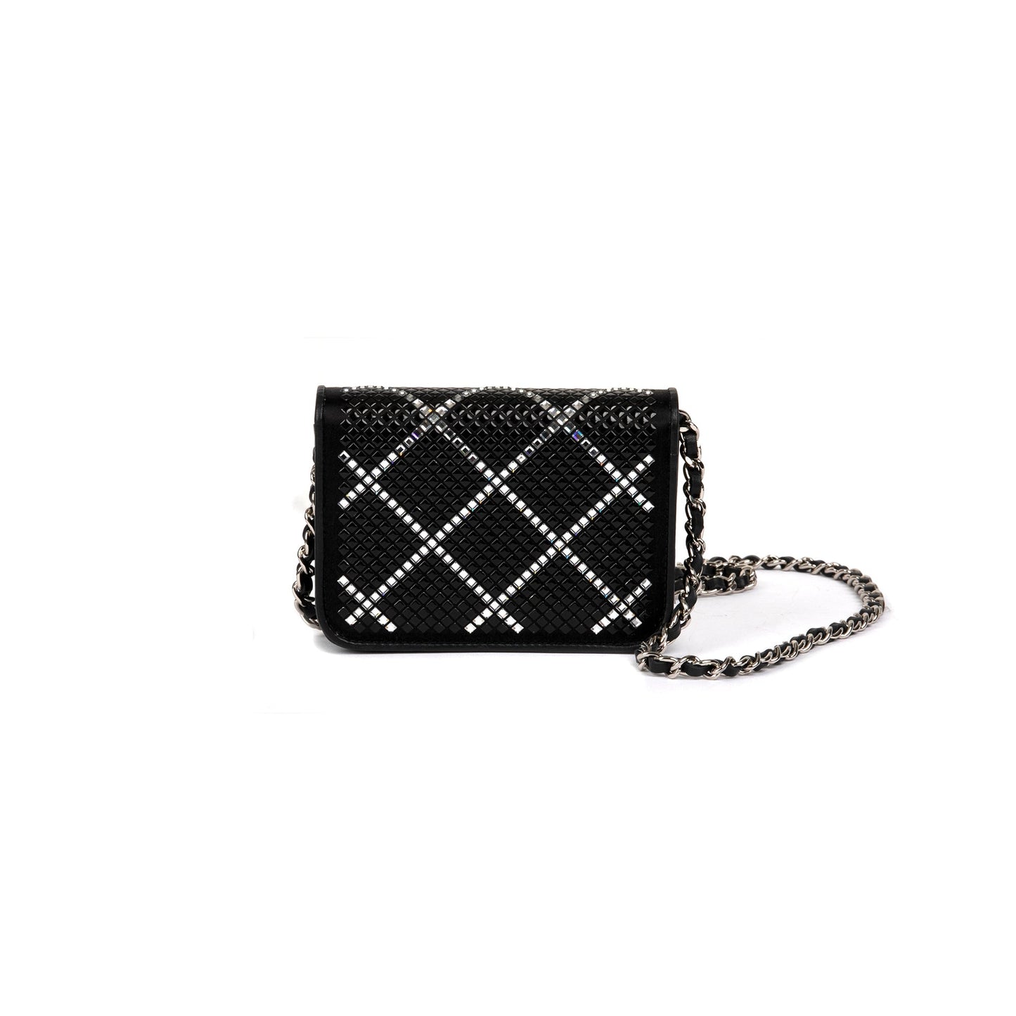 Chanel 2022 Strass Card Holder on Chain