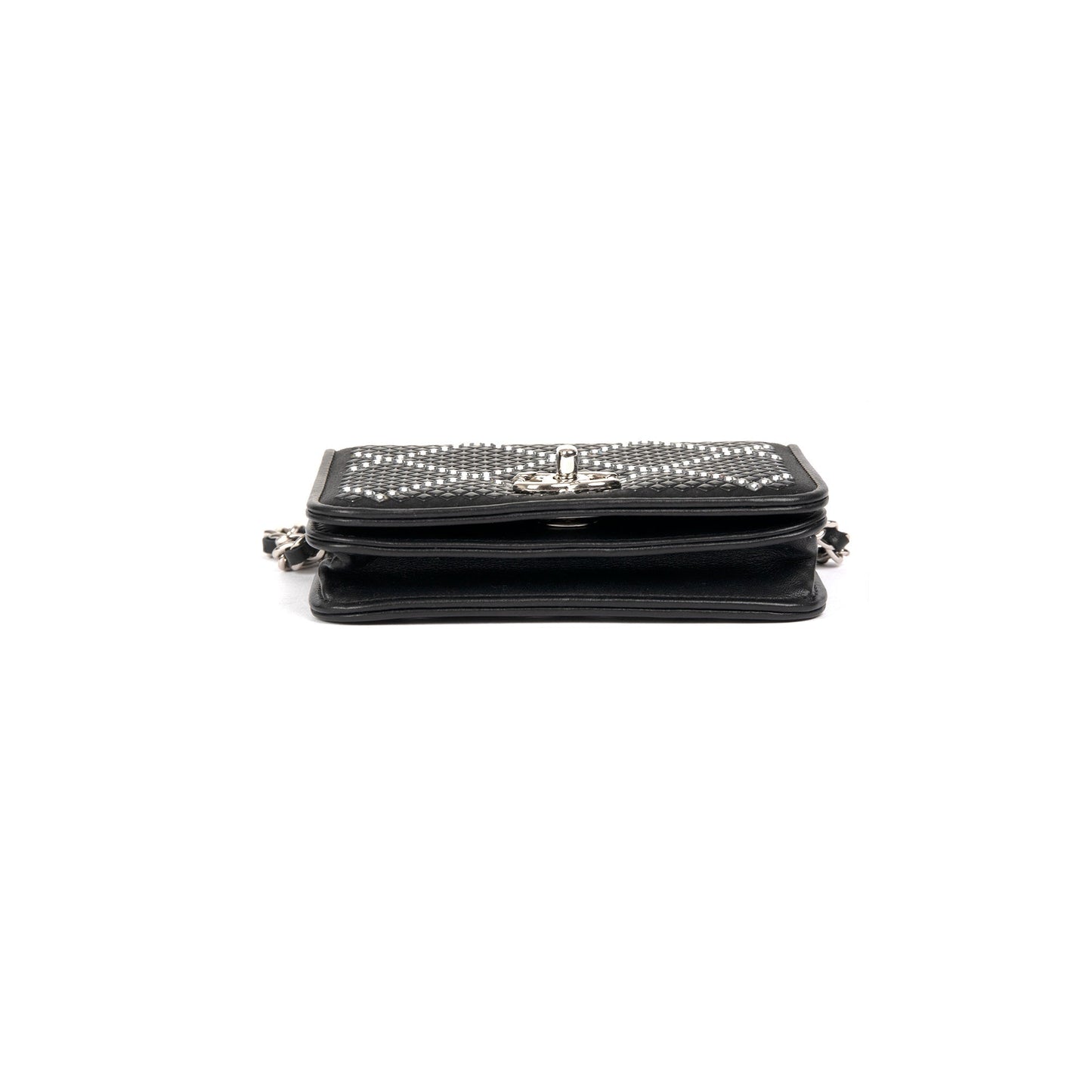 Chanel 2022 Strass Card Holder on Chain