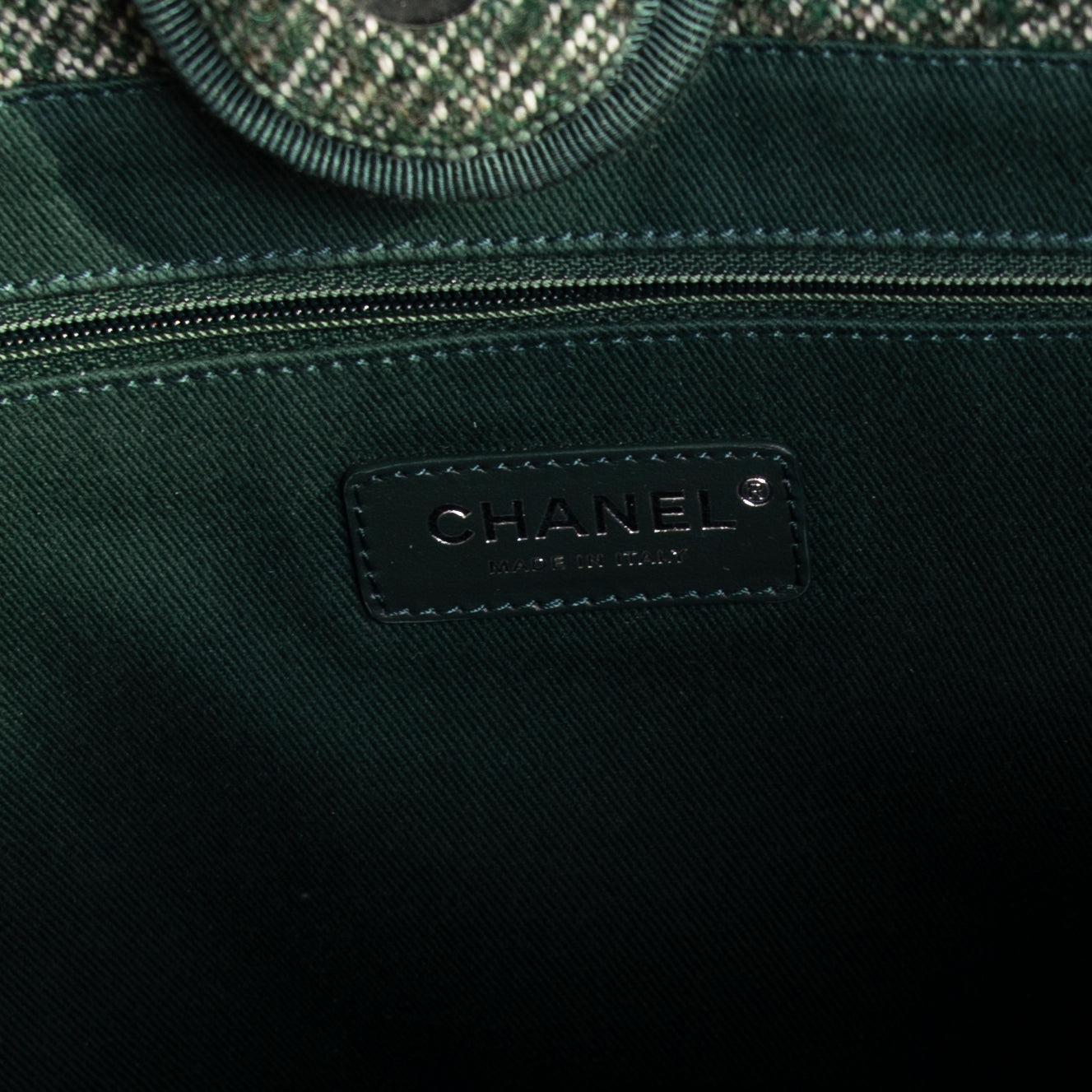 Chanel 2022 Tweed Small Deauville Tote